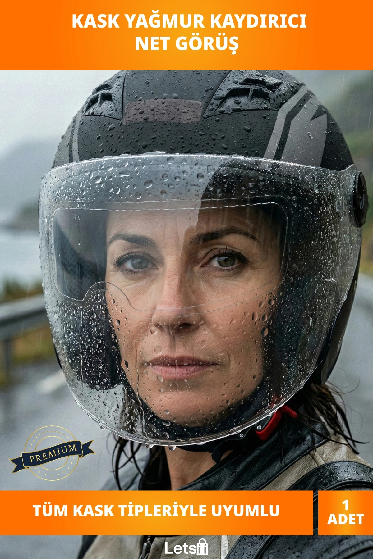 Yağmura Dayanıklı Anti Sis Motosiklet Kaskı Film