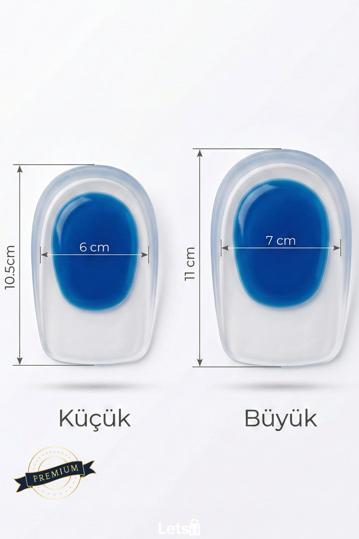 Kadın Topuk Dikeni Önleyici Darbe Emici Silikon Topuk Koruyucu Ped
