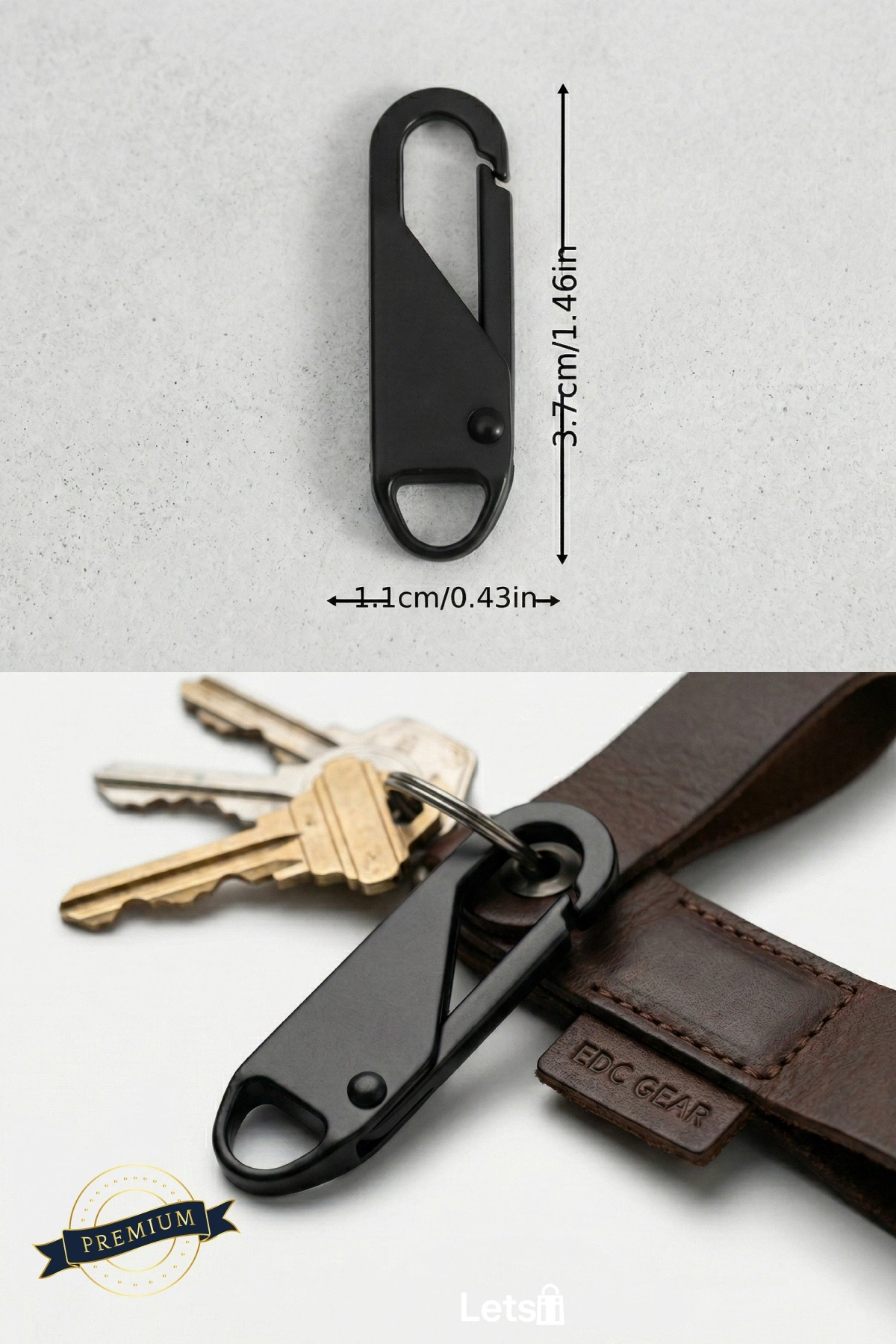 Metal Fermuar Yedeği 3,7 x 1,1 cm Pratik Onarım Çözümü