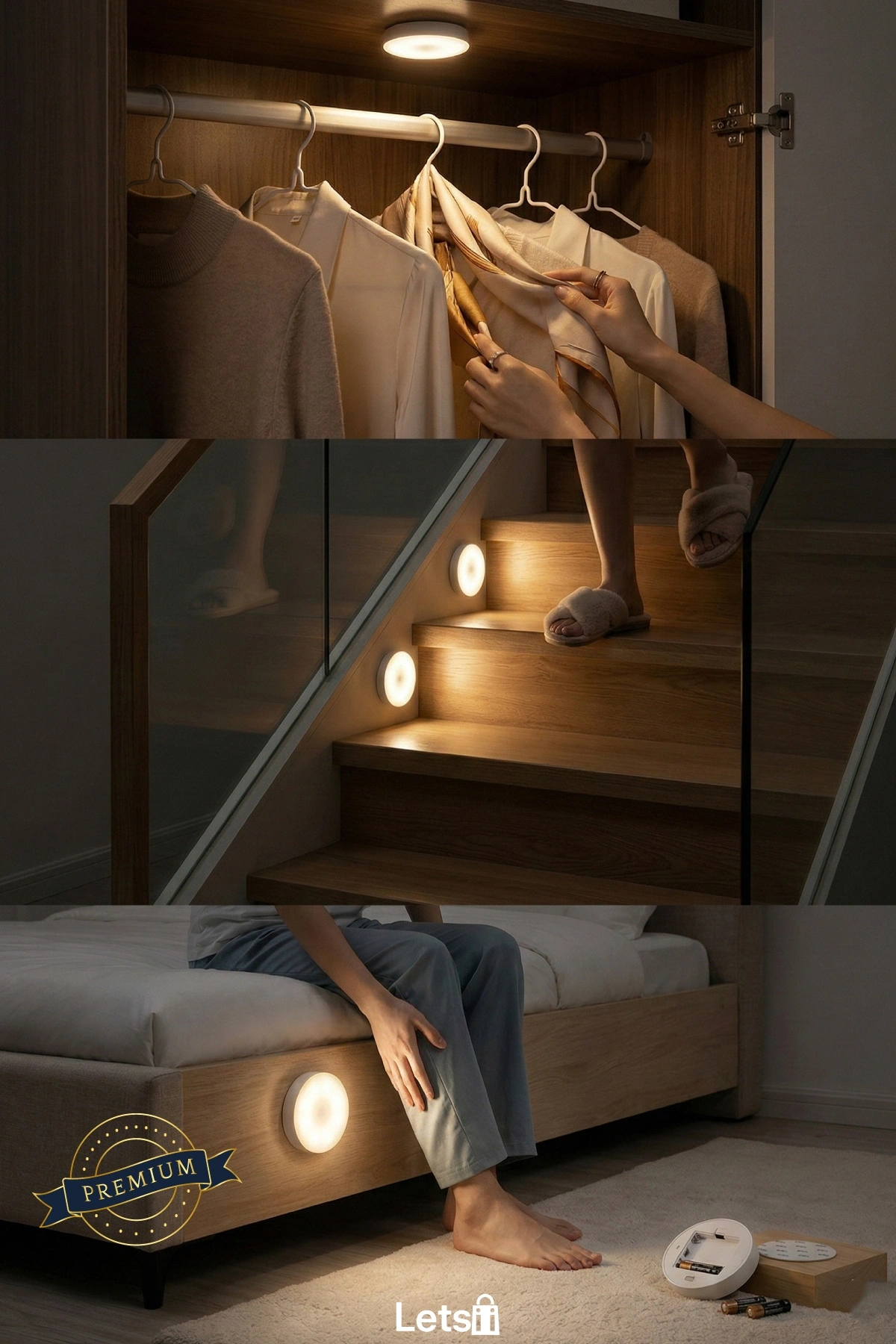 Hareket Sensörlü Şarj Edilebilir LED Lamba 4000K Kırık Beyaz