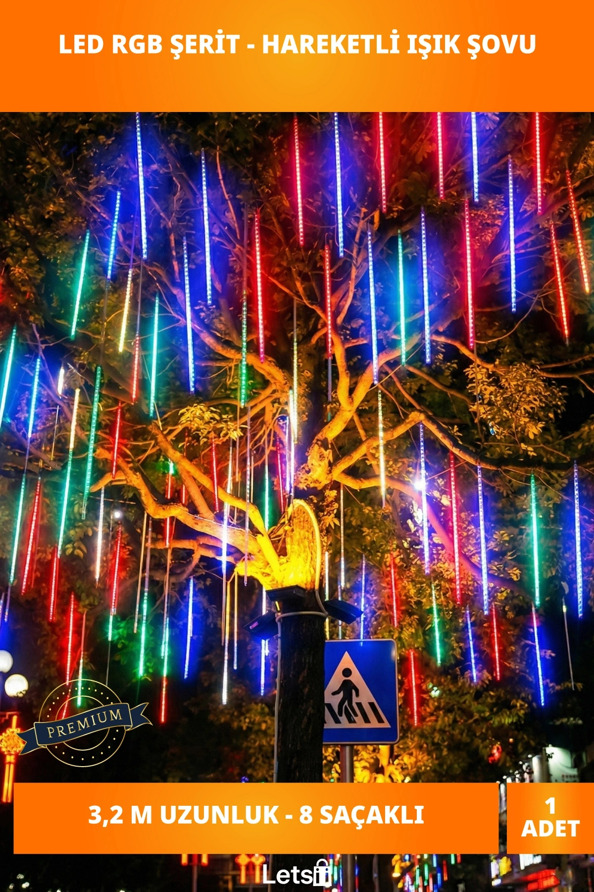 Güneş Enerjili Su Geçirmez Estetik Dış Mekan Aydınlatma LED 8 Adet