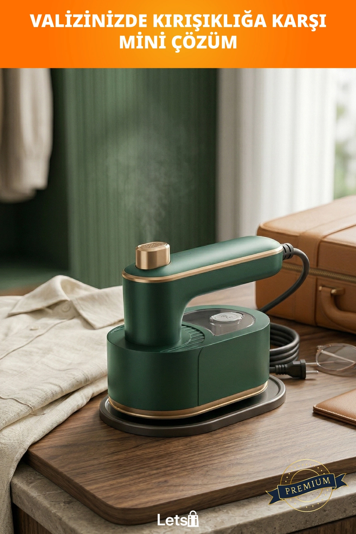 Mini Seyahat Tipi Ütü Kompakt Güçlü Taşınabilir 130°C