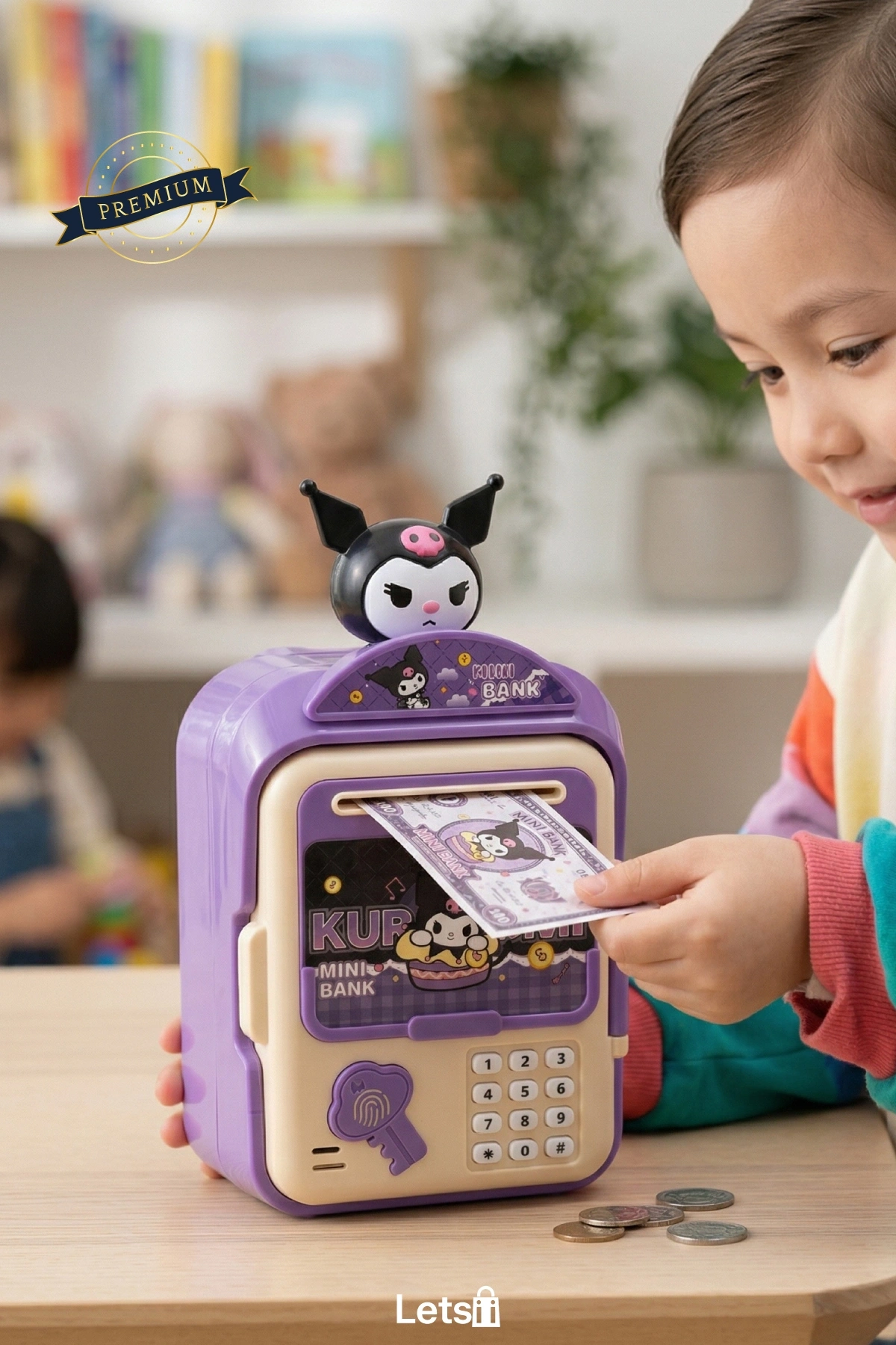 Kuromi Tasarımlı Akıllı ATM Kumbara