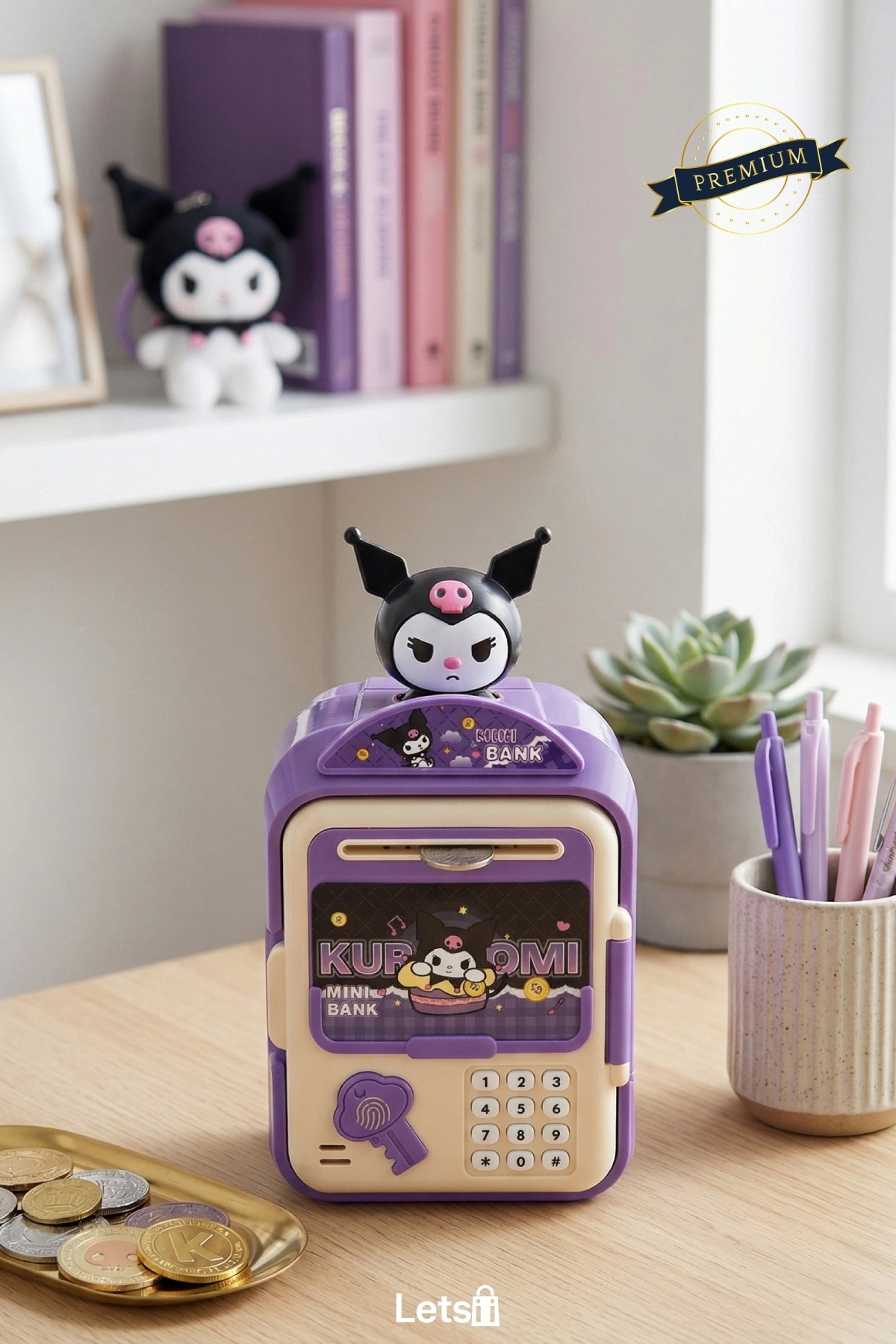 Kuromi Tasarımlı Akıllı ATM Kumbara