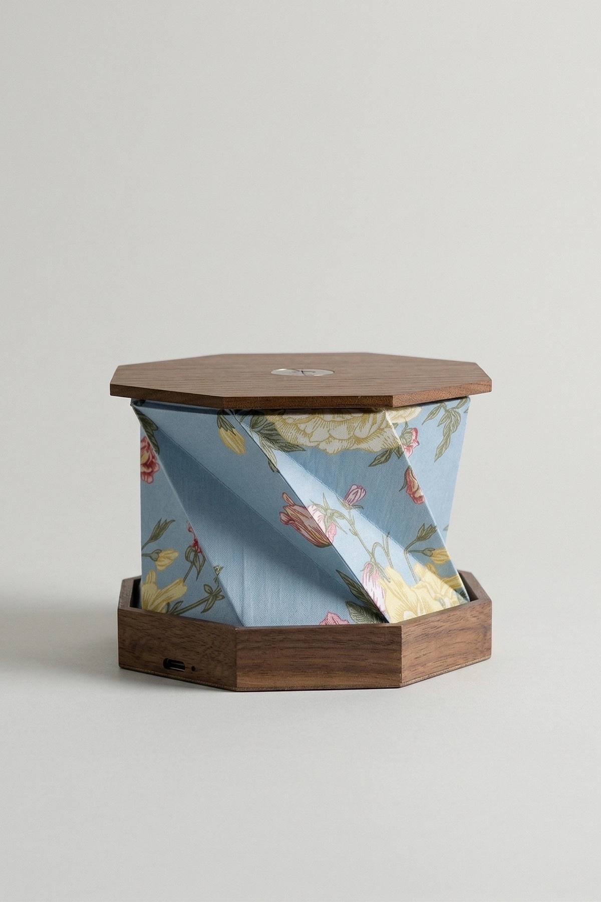 Wood Grove Katlanabilir Şarjlı Dekoratif LED Abajur Ahşap Aydınlatma