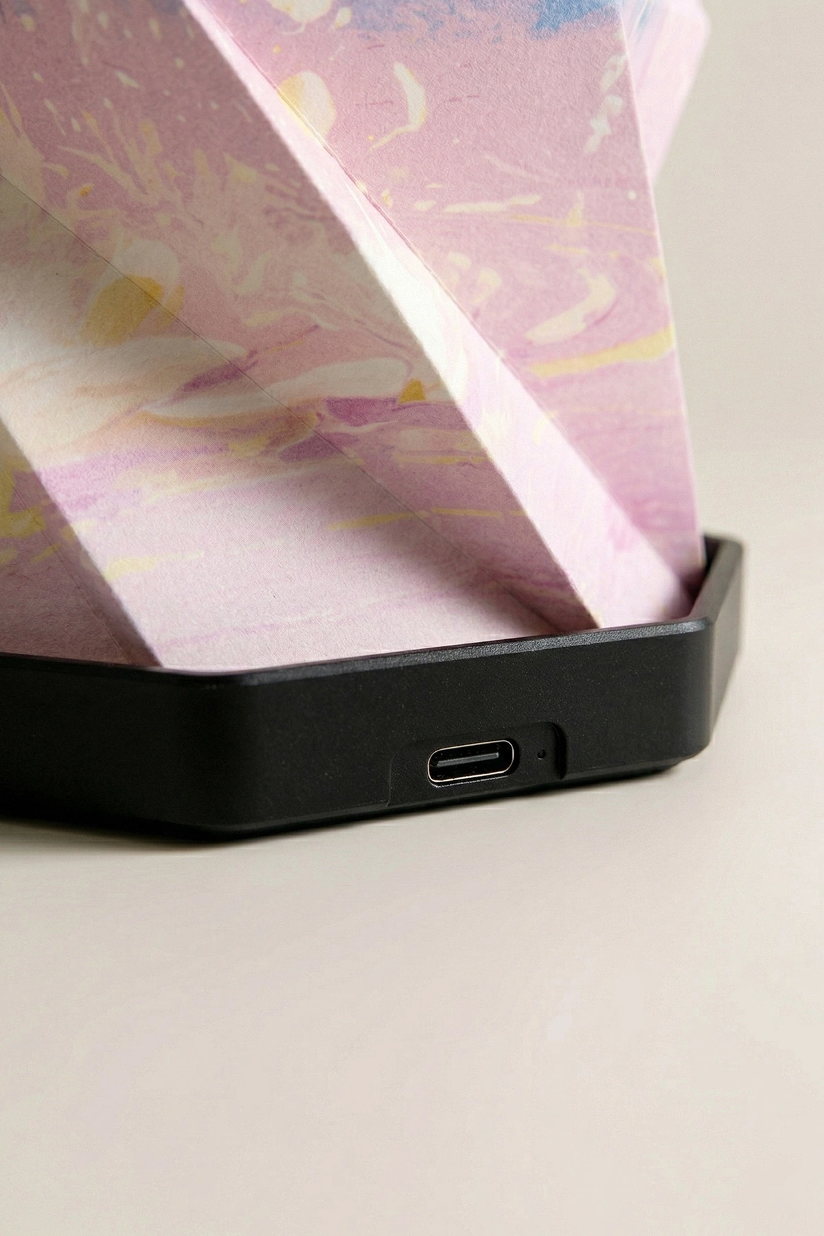 Black Spark Katlanabilir Şarjlı Dekoratif LED Abajur Aydınlatma