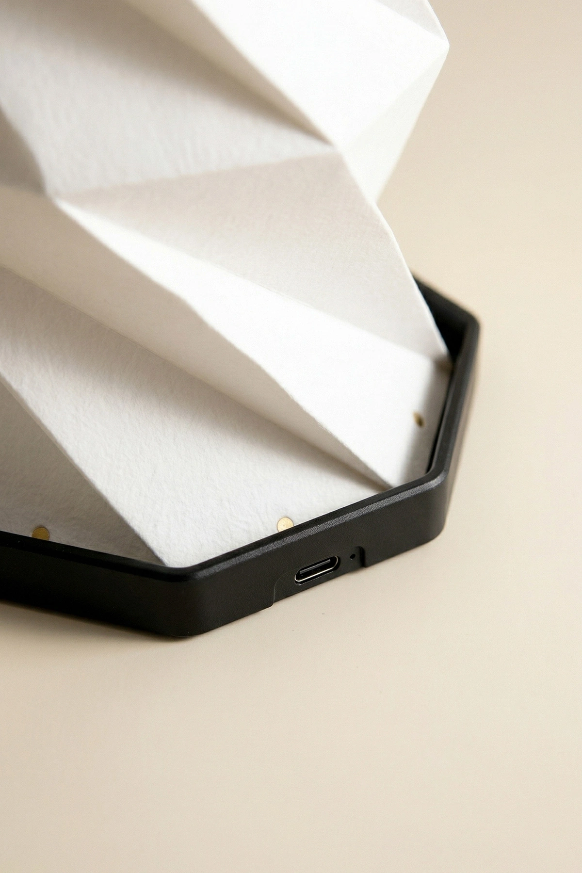 Black Vibe Katlanabilir Şarjlı Dekoratif LED Abajur Aydınlatma