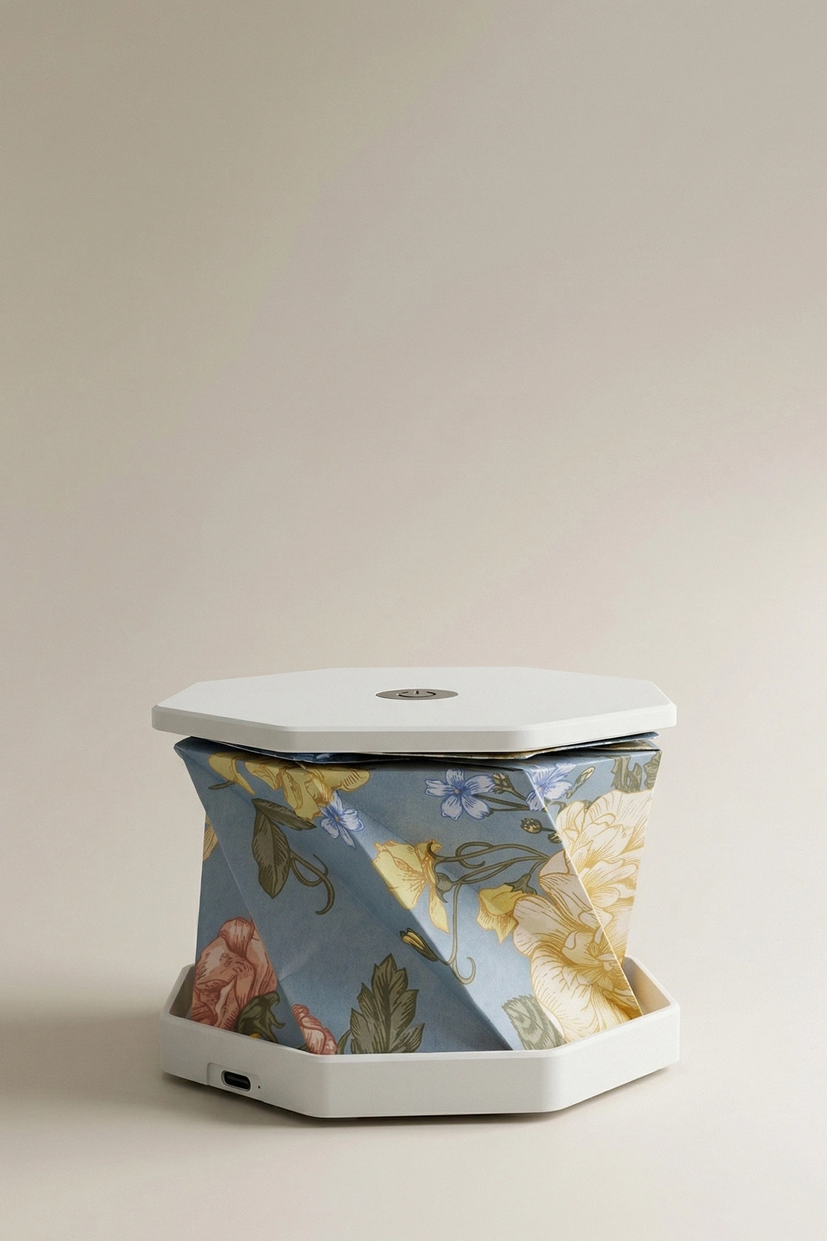 White Flora Katlanabilir Şarjlı Dekoratif LED Abajur Aydınlatma