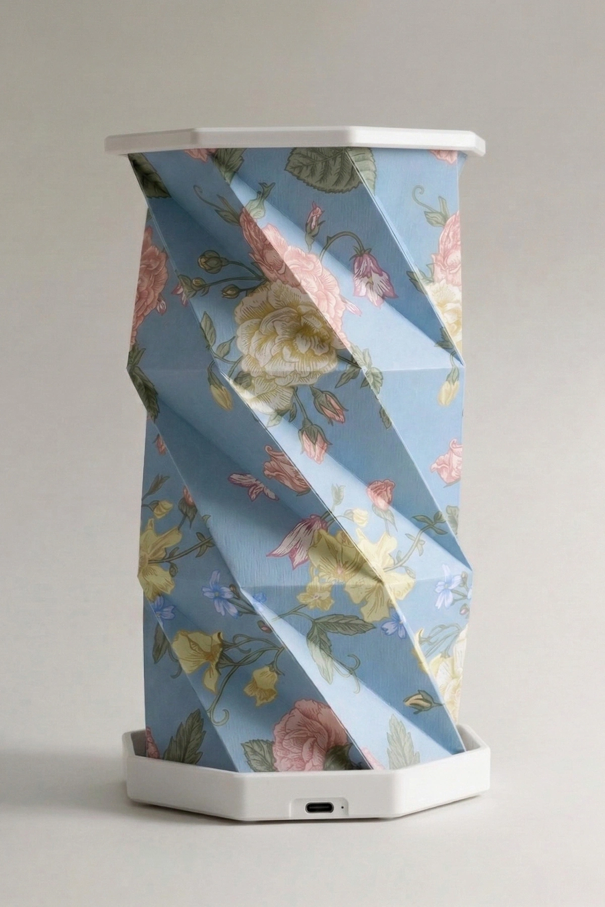 White Flora Katlanabilir Şarjlı Dekoratif LED Abajur Aydınlatma