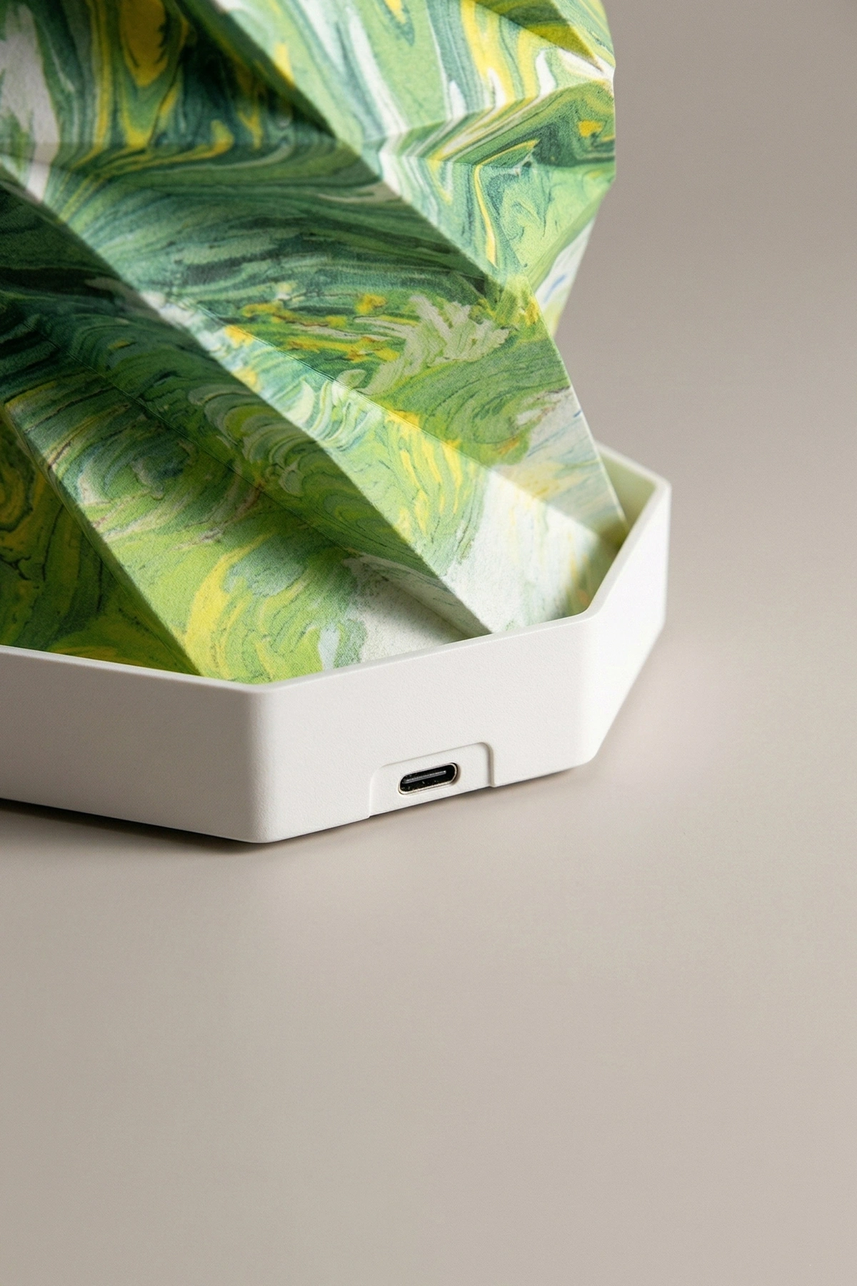 White Glow Katlanabilir Şarjlı Dekoratif LED Abajur Aydınlatma