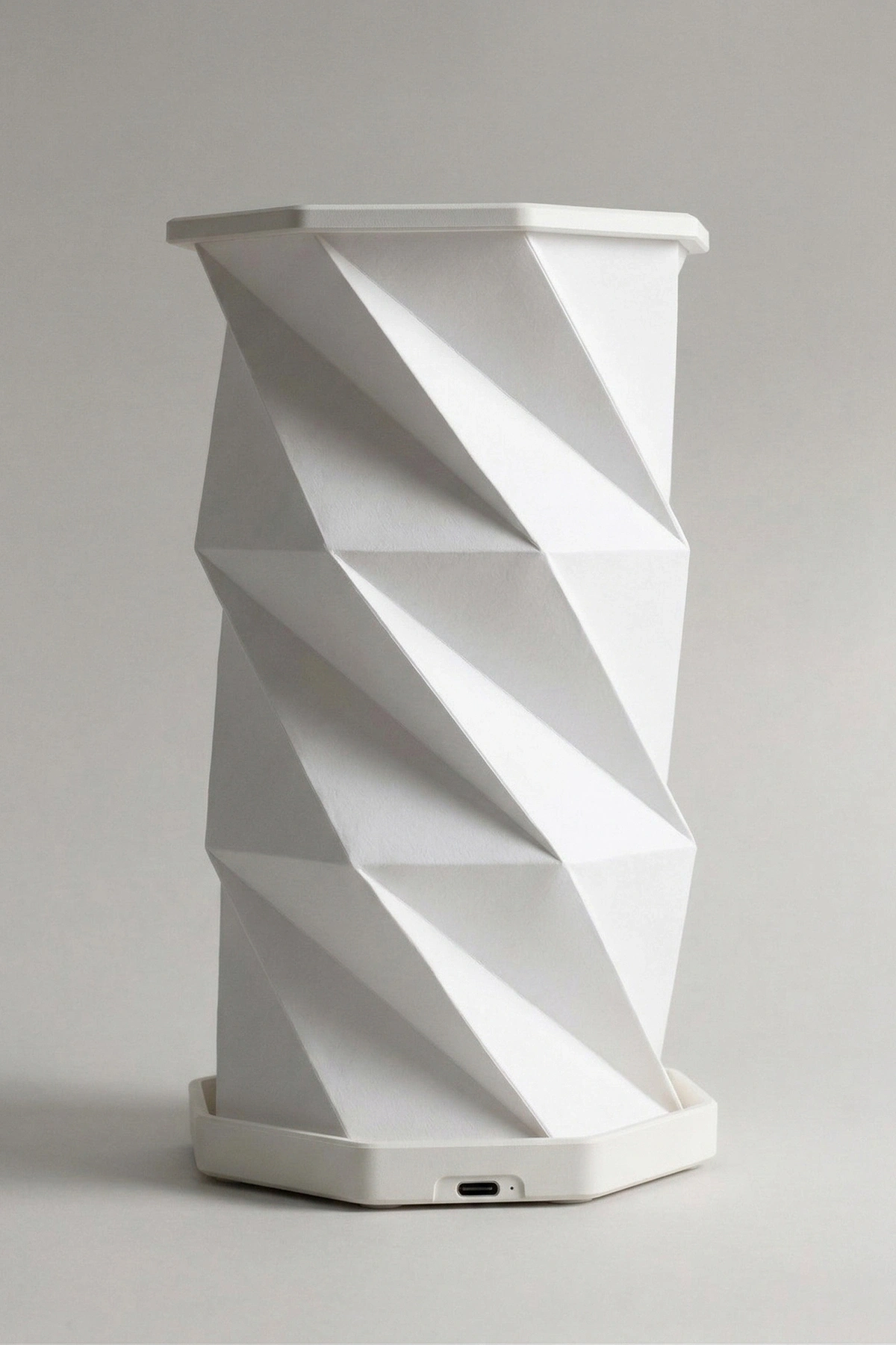 White Pure Katlanabilir Şarjlı Dekoratif LED Abajur Aydınlatma