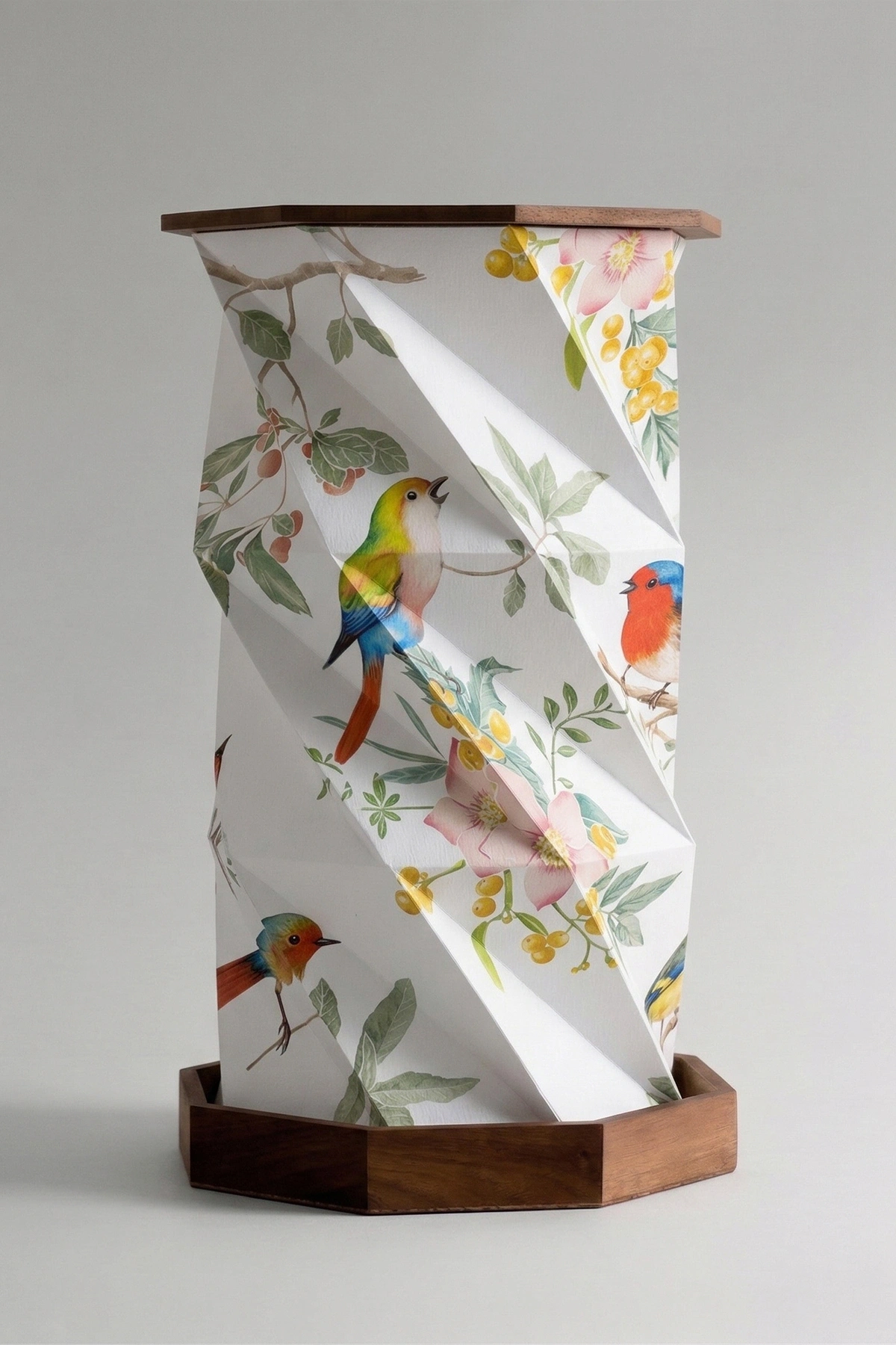 Wood Avia Katlanabilir Şarjlı Dekoratif LED Abajur Ahşap Aydınlatma