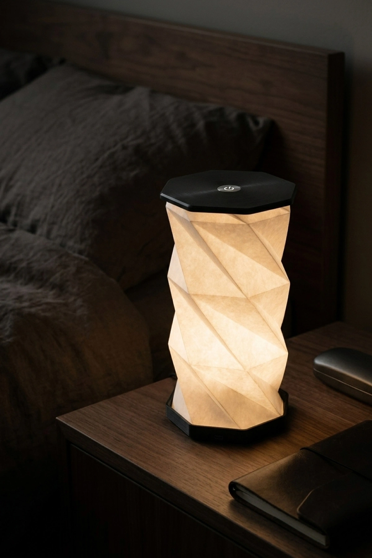 Black Vibe Katlanabilir Şarjlı Dekoratif LED Abajur Aydınlatma