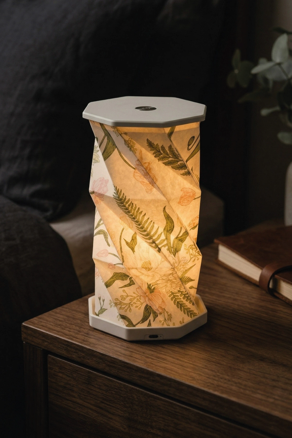 White Aura Katlanabilir Şarjlı Dekoratif LED Abajur Aydınlatma