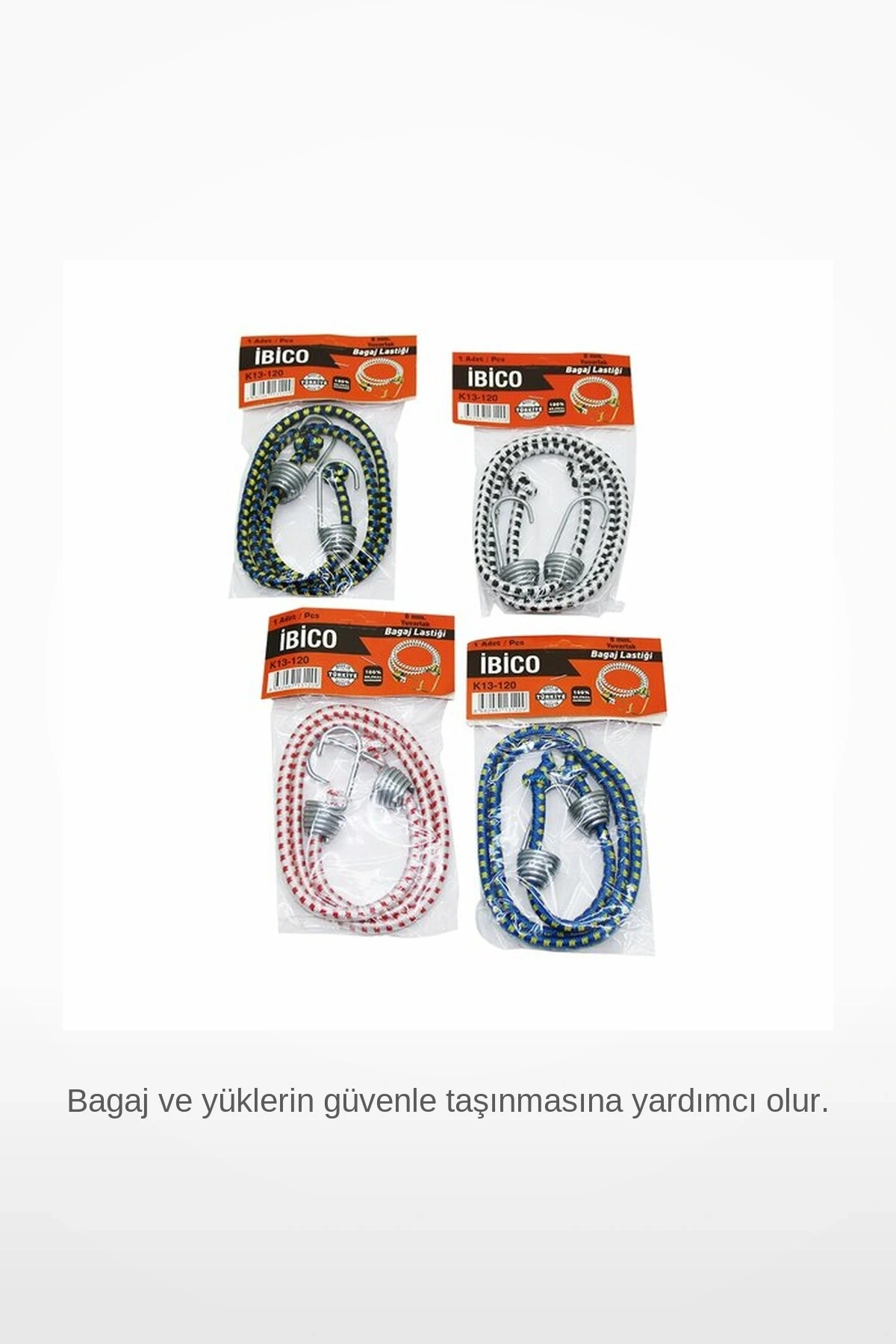 6mm Yuvarlak Yüksek Esnekliğe Sahip Bagaj Lastiği