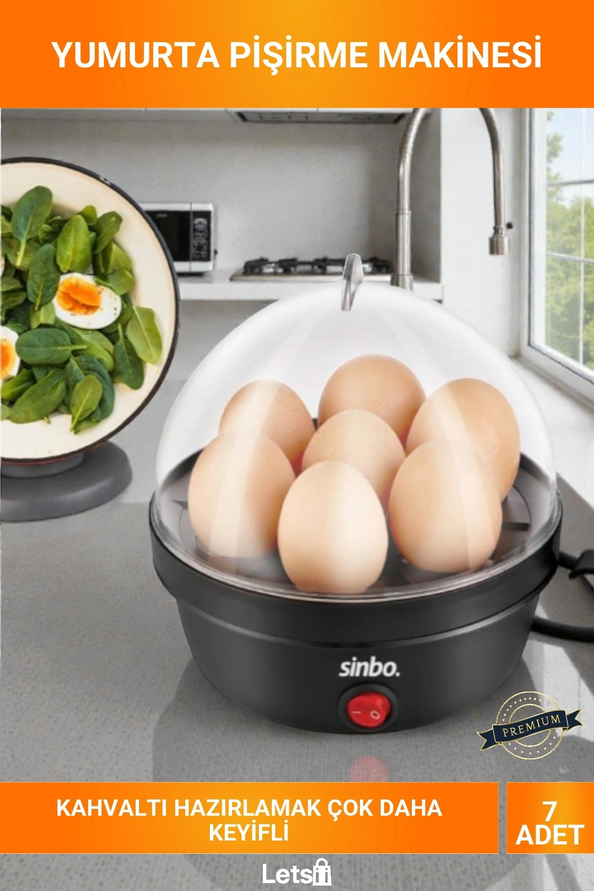 7 Yumurtalı Otomatik Yumurta Pişirme Makinesi