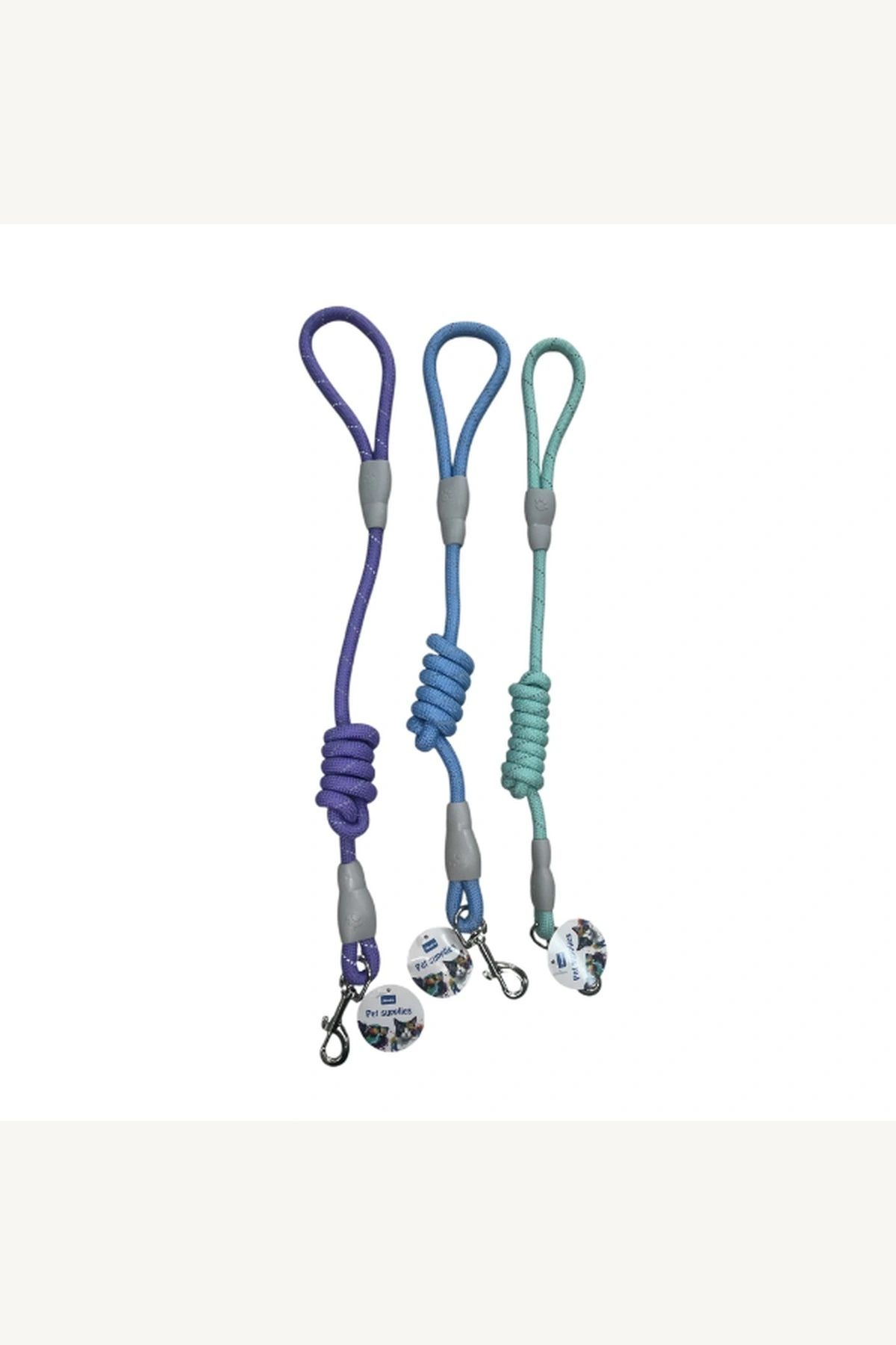 8mm x 120cm Fitil Köpek ve Kedi Gezdirme Tasması