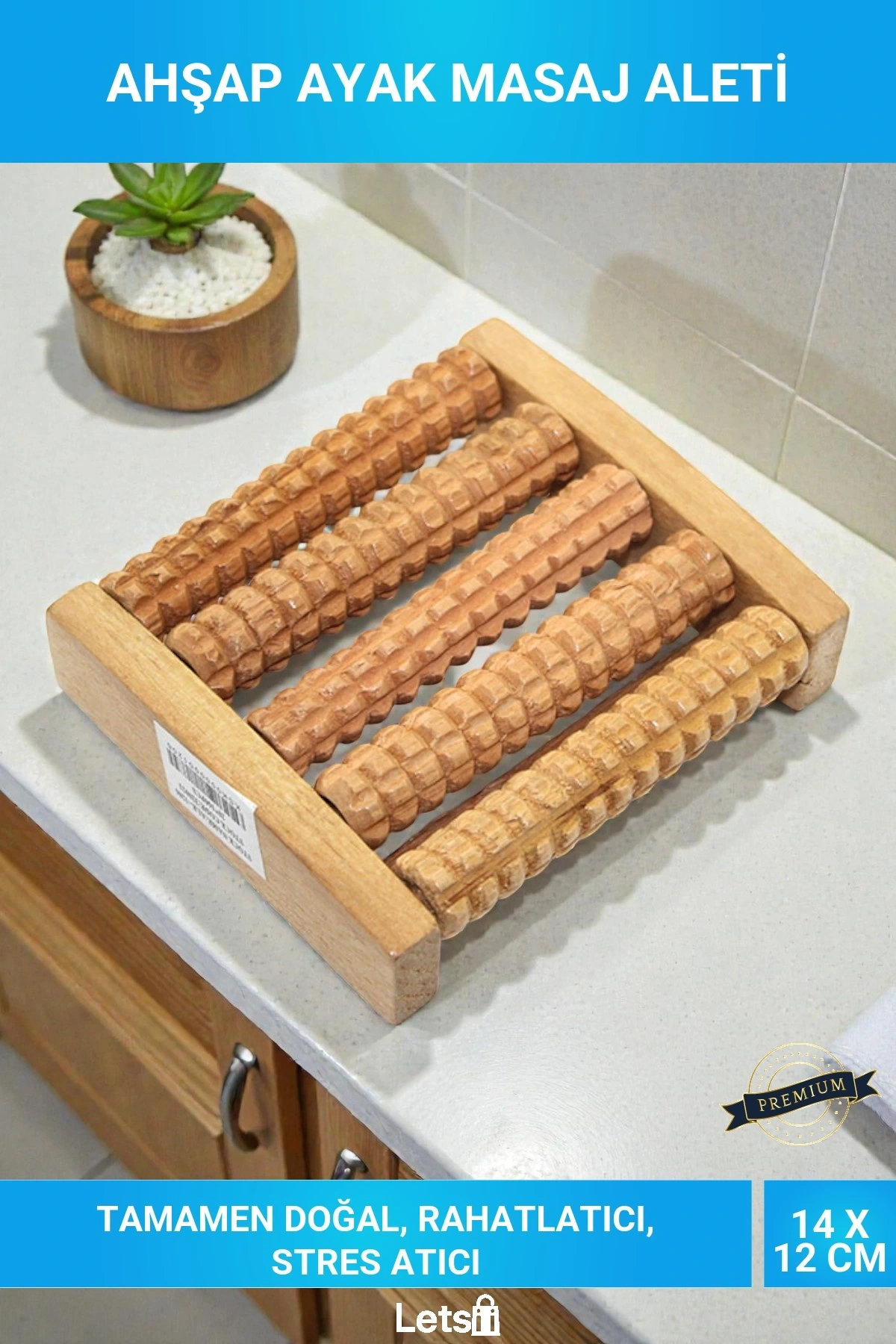 Ahşap Ayak Masaj Aleti Rahatlatıcı ve Doğal Masaj Aleti