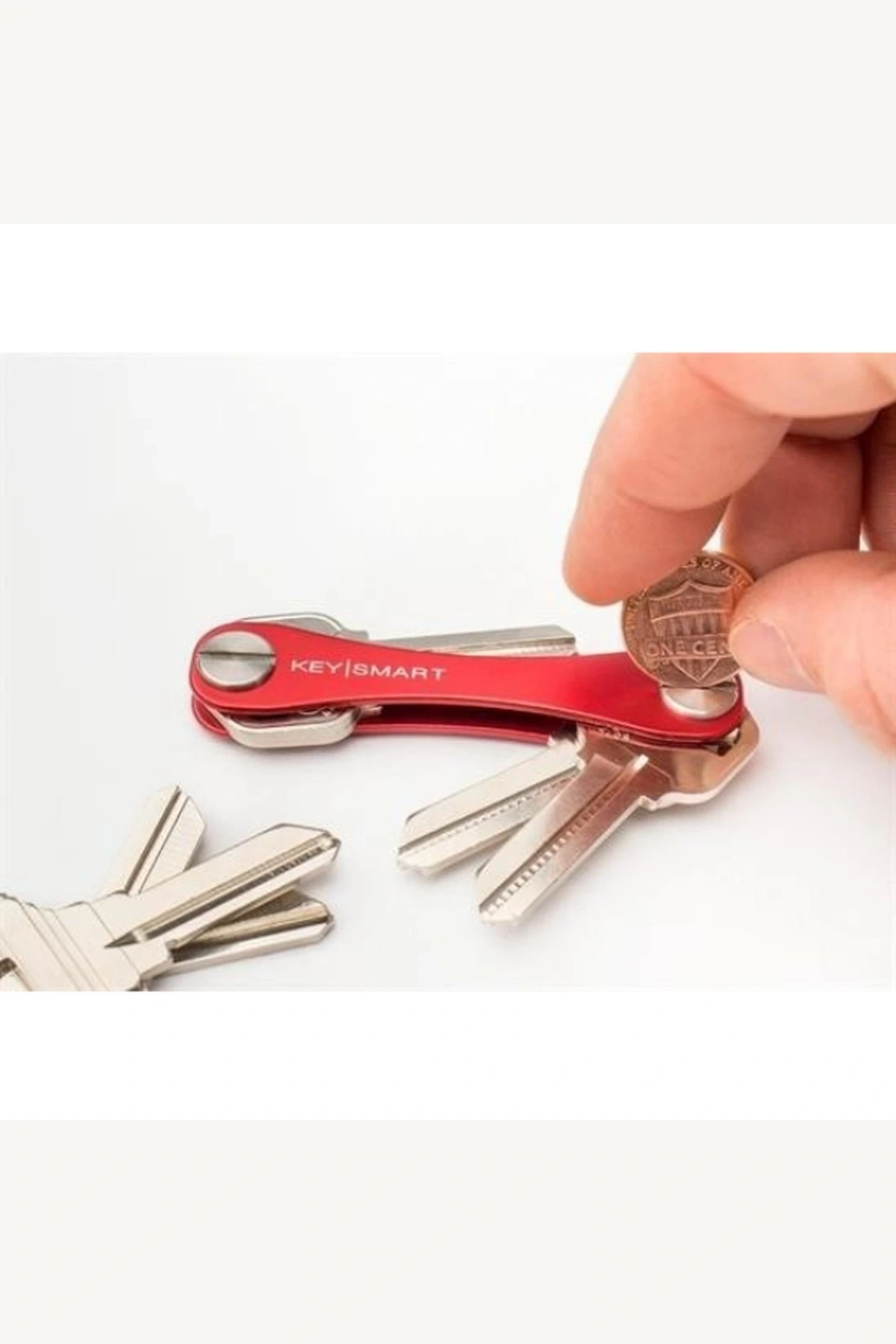 Alüminyum Kompakt Akıllı Sessiz Cep Tipi Anahtar Düzenleyici Organizer