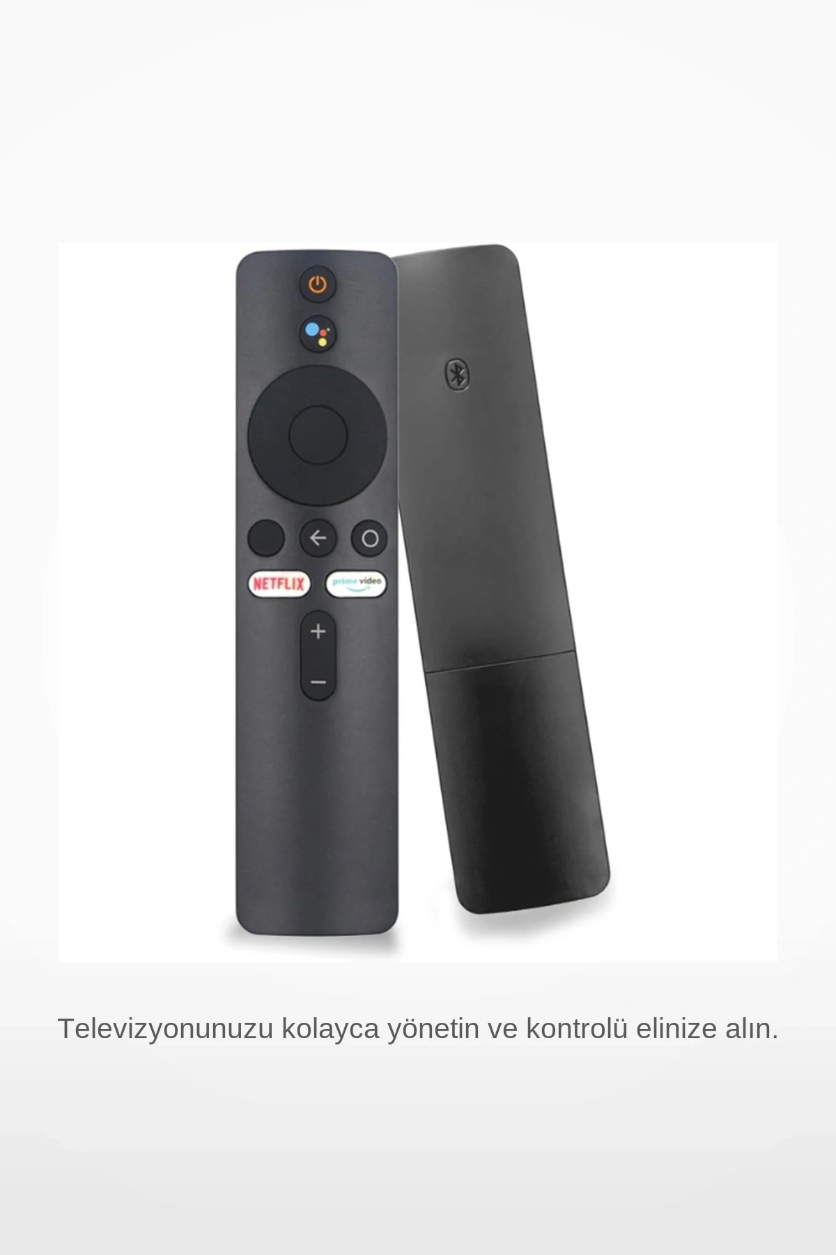 Android TV Box ve Tüm Android TV Uyumlu Bluetooth Sesli Komut Kısayollu Uzaktan Kumanda