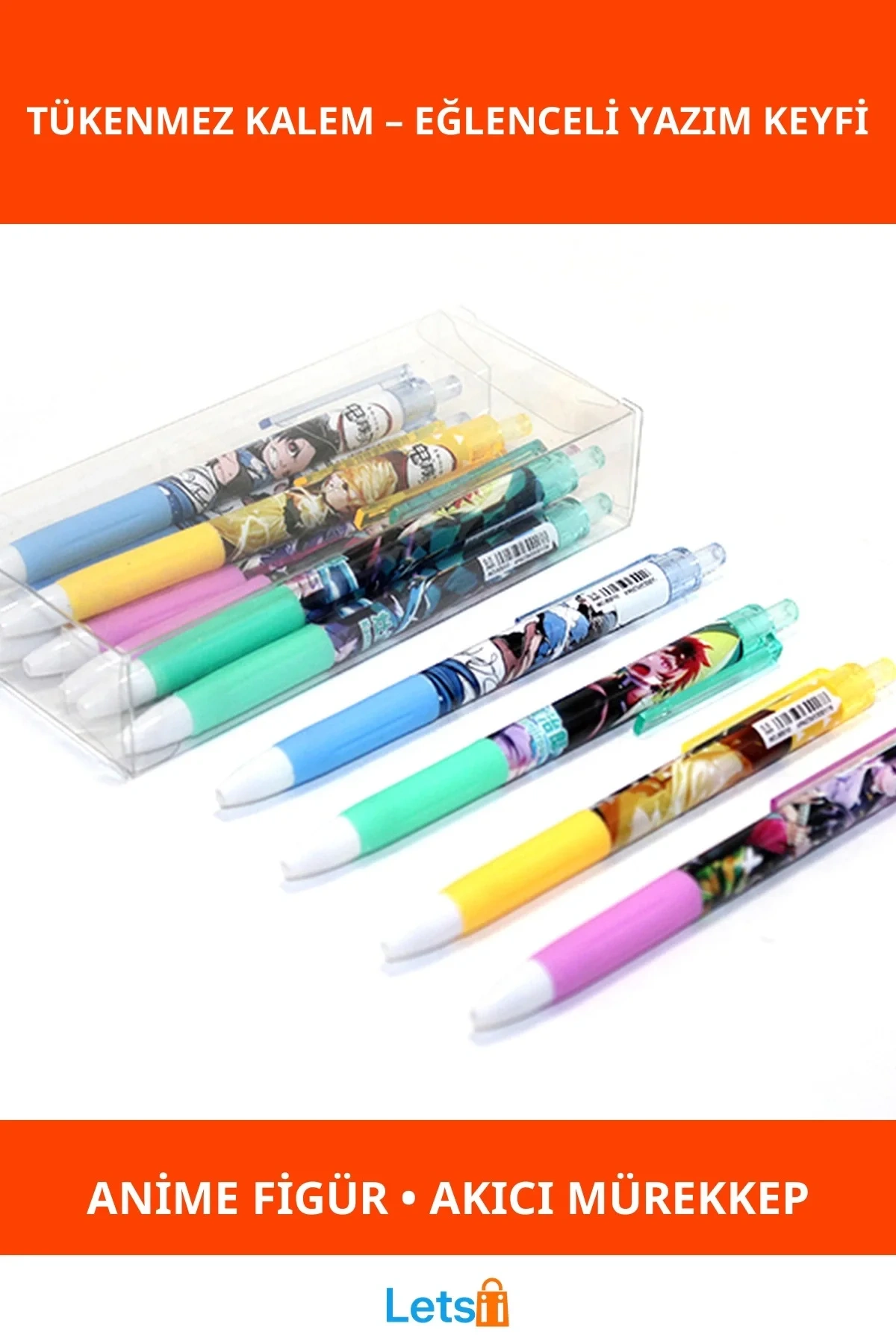 Anime Figürlü Eğlenceli Tükenmez Kalem Koleksiyonluk ve Günlük Kullanım