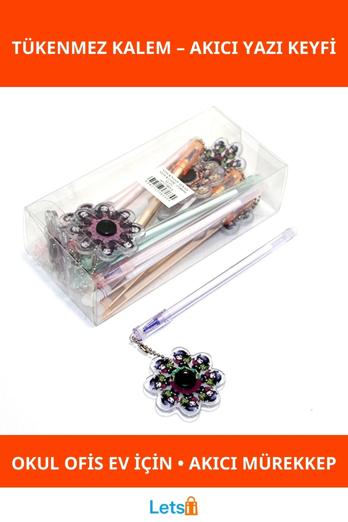 Anime Figürlü Eğlenceli Tükenmez Kalem Model 4