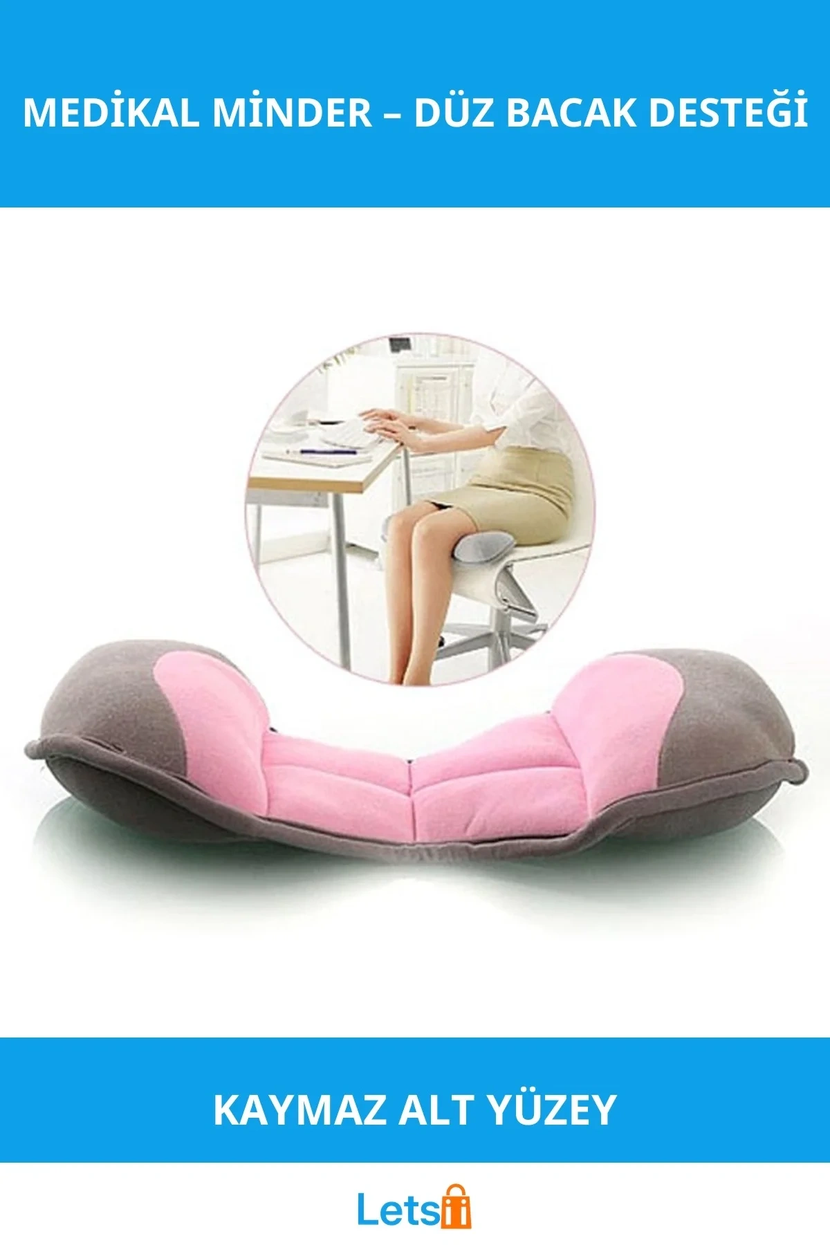 Bacak Çarpıklığını Gideren Ergonomik Medikal Minder 30x20x7.5 cm