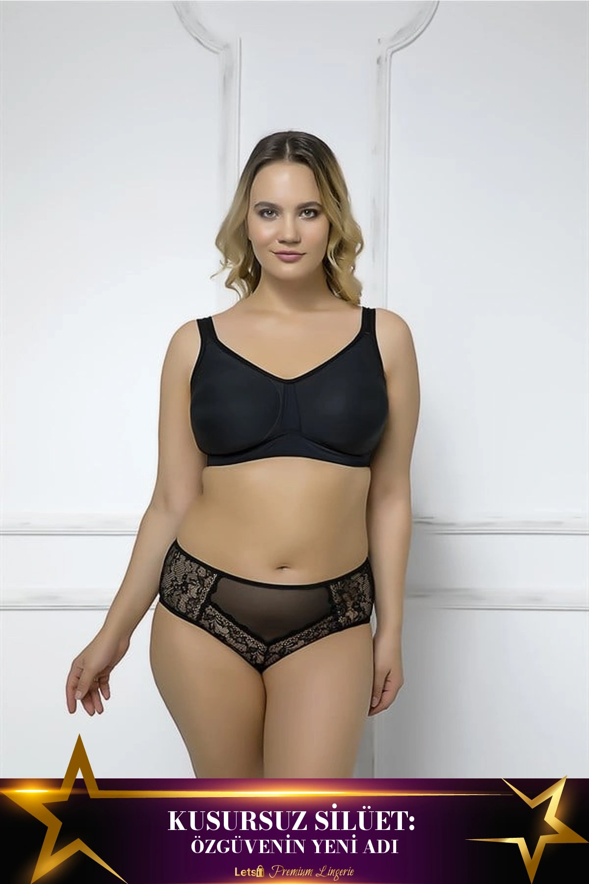 Balensiz Minimizer Toparlayıcı Sütyen Siyah Renk