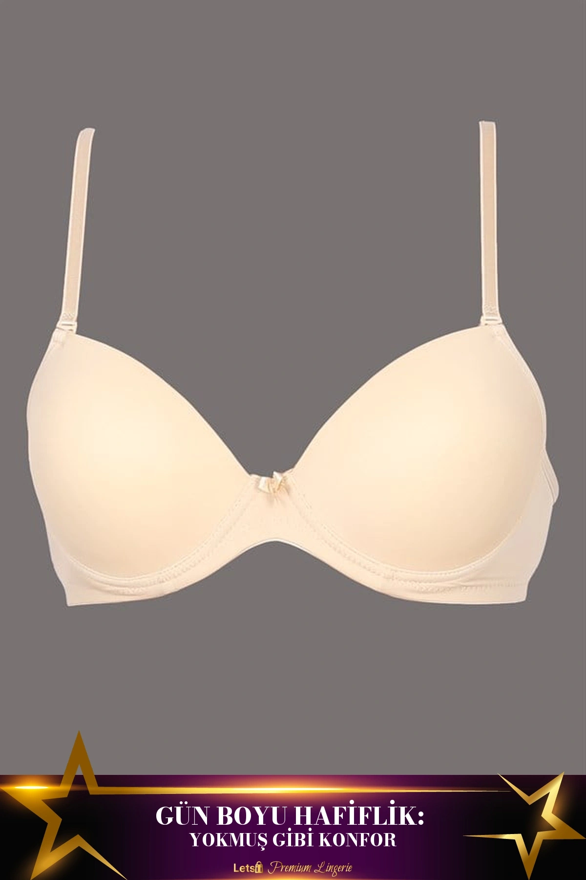 Basic Destekli Konforlu Sütyen Ten Renk