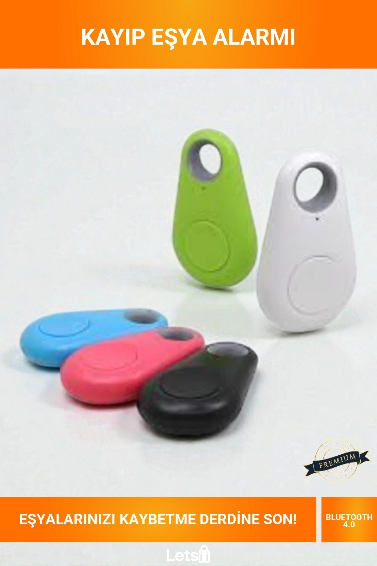 Bluetoothlu Kayıp Eşya Bulucu Akıllı Alarm Anahtarlık