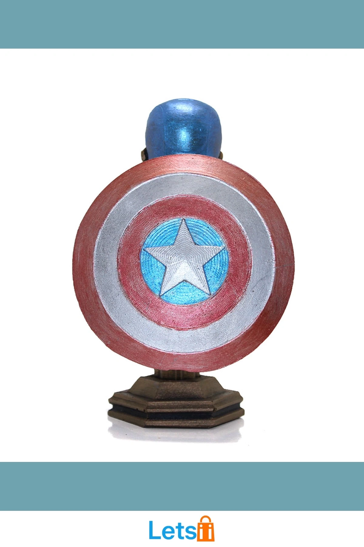 Captain America Detaylı Figür Büst 17x10 cm Marvel