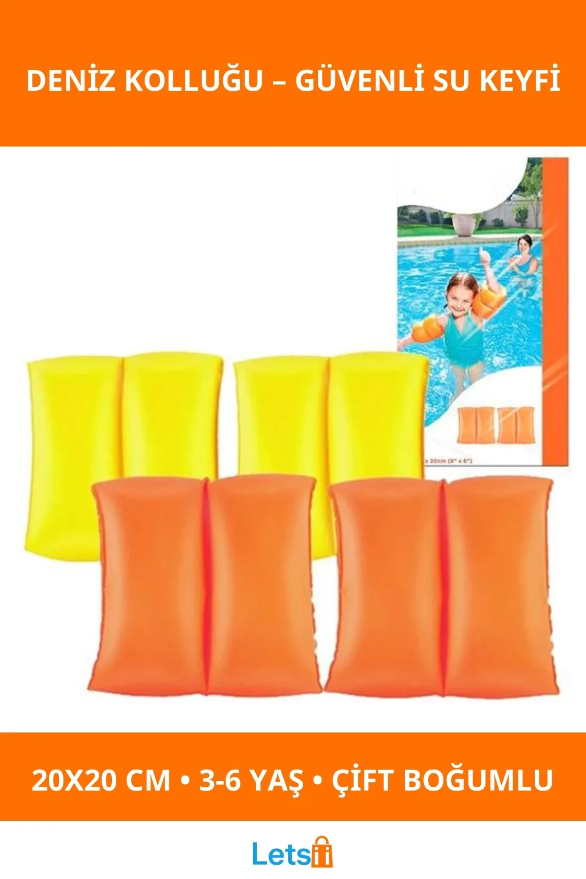 Çift Boğumlu Renkli Çocuk Deniz Kolluğu (3 6 Yaş)