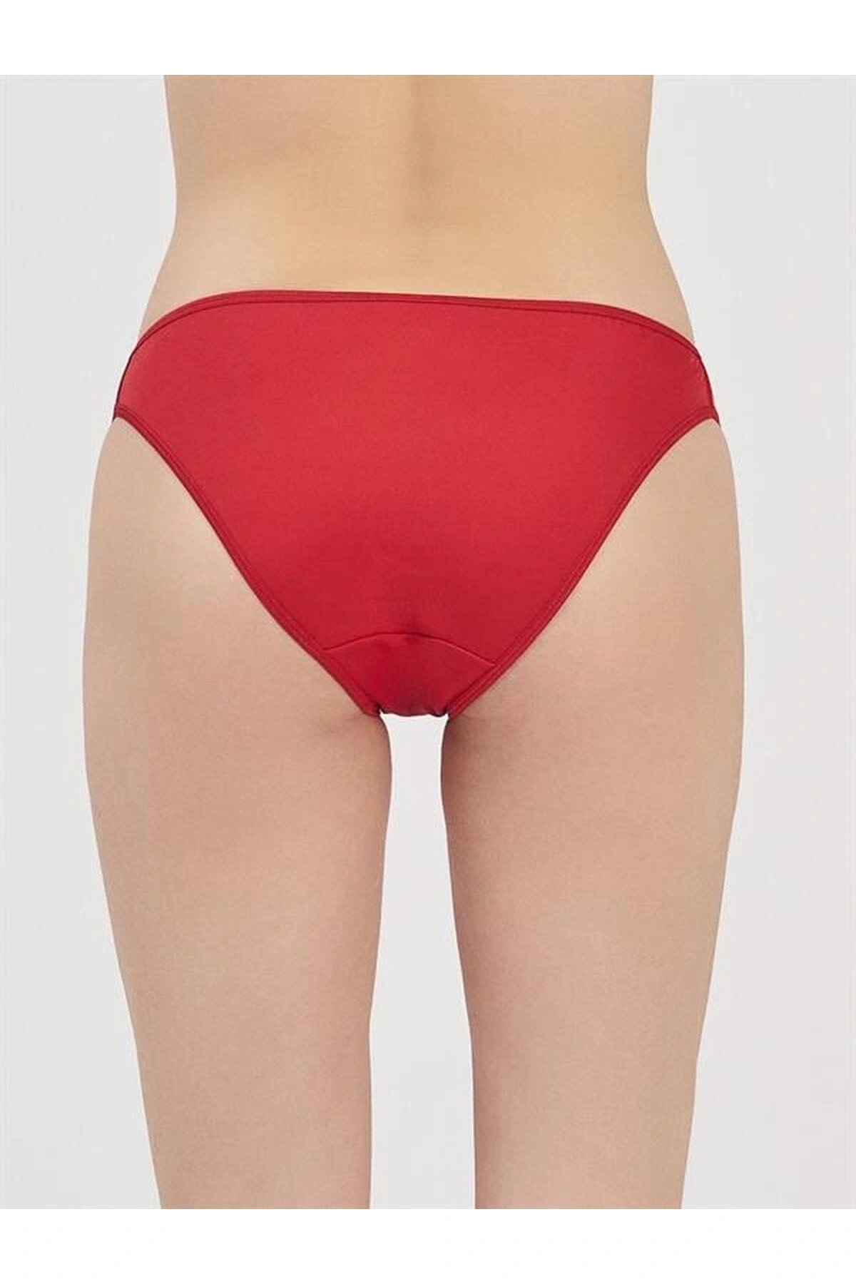 Çift İpli İnce Külot Kırmızı Renk