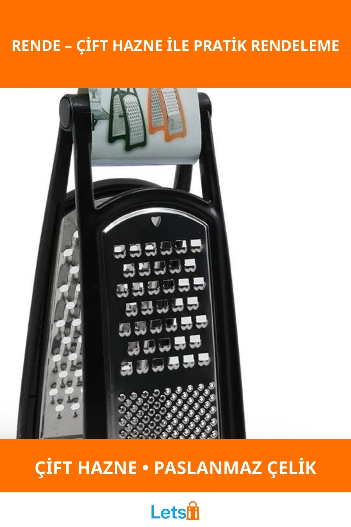 Çift Taraflı Paslanmaz Çelik Hazneli Rende ile Pratik Mutfak İhtiyaçlarınızı Karşılayın