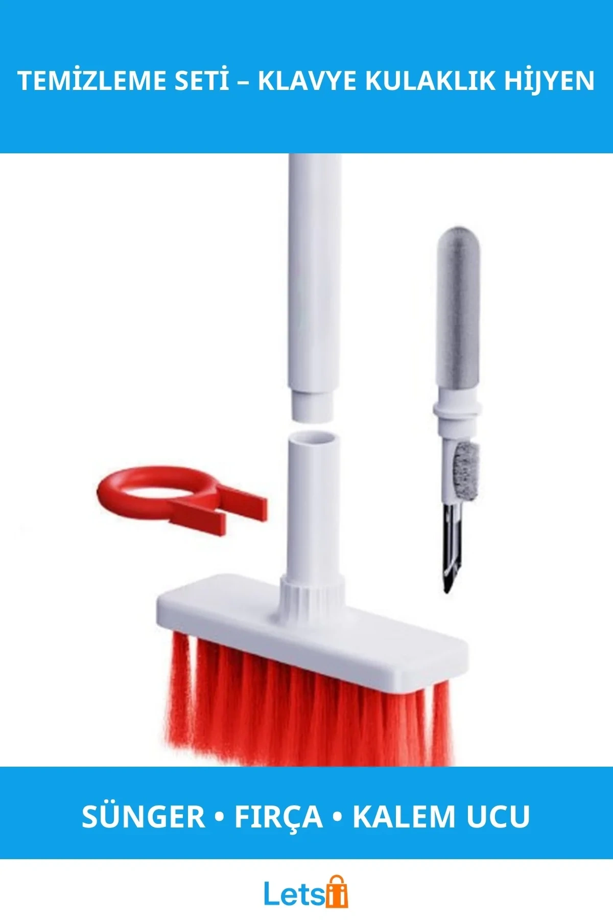 Çok Amaçlı Klavye ve Kulaklık Temizleme Kiti