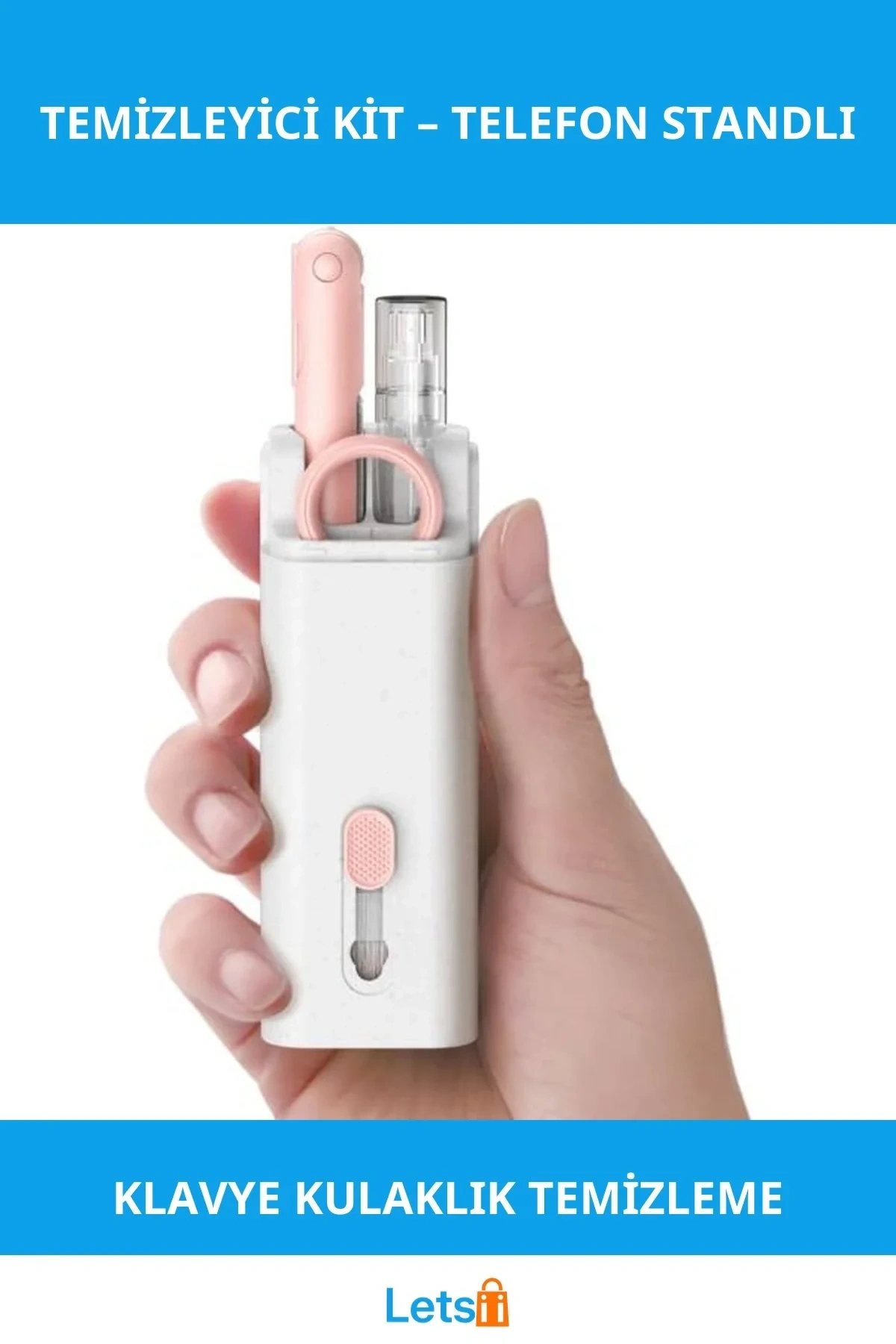 Çok Amaçlı Temizleyici Kit & Telefon Standı