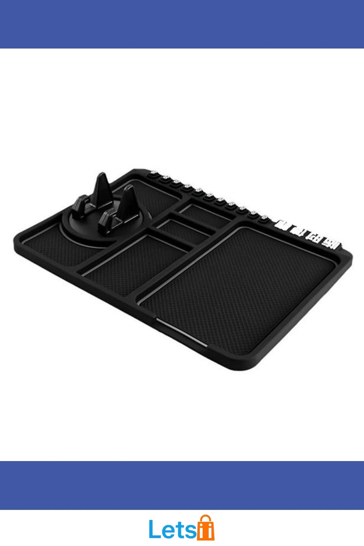 Çok Fonksiyonlu Kaydırmaz Araç İçi Telefon Tutucu 20x25 cm