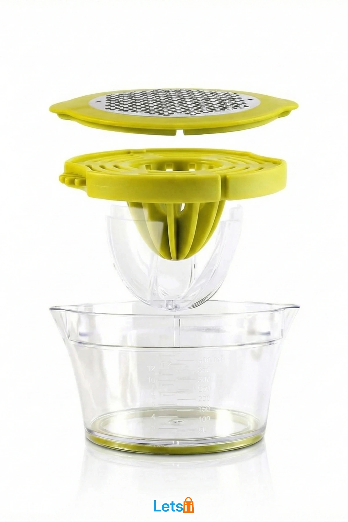 Çok Fonksiyonlu Rendeli Narenciye Sıkacağı Süzgeçli, Sağlam, Ergonomik