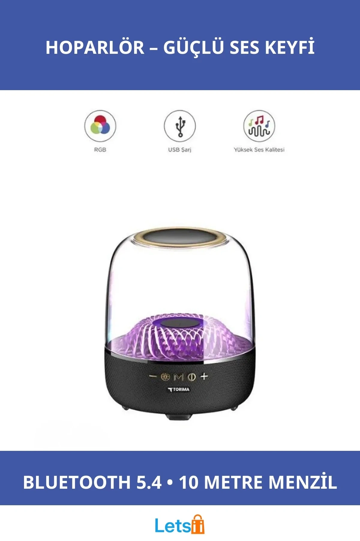 D33 Siyah Taşınabilir Kablosuz Bluetooth Hoparlör 8000mAh