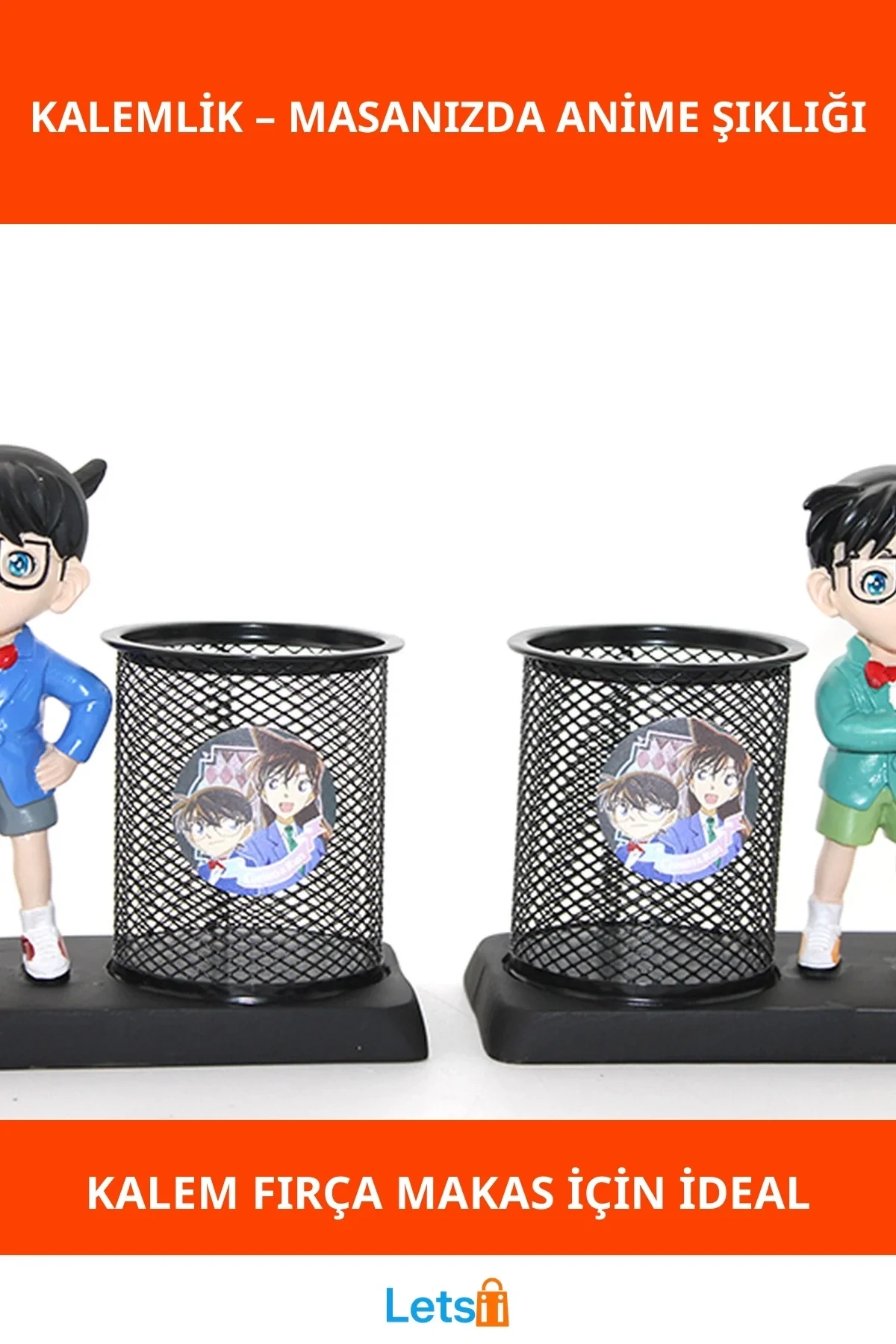 Dayanıklı Anime Figür Temalı Kalemlik