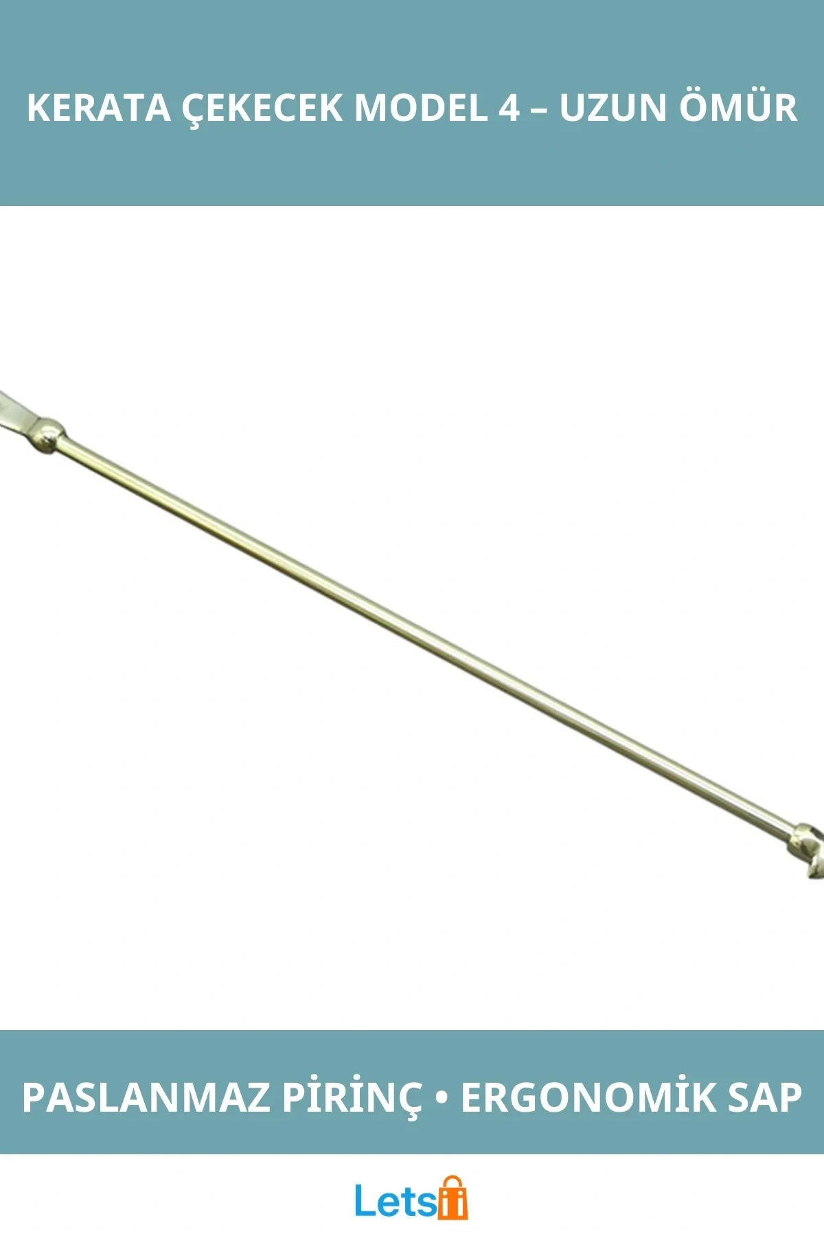 Dayanıklı Pirinç Çapalı Kerata Çekecek Vintage Aksesuar