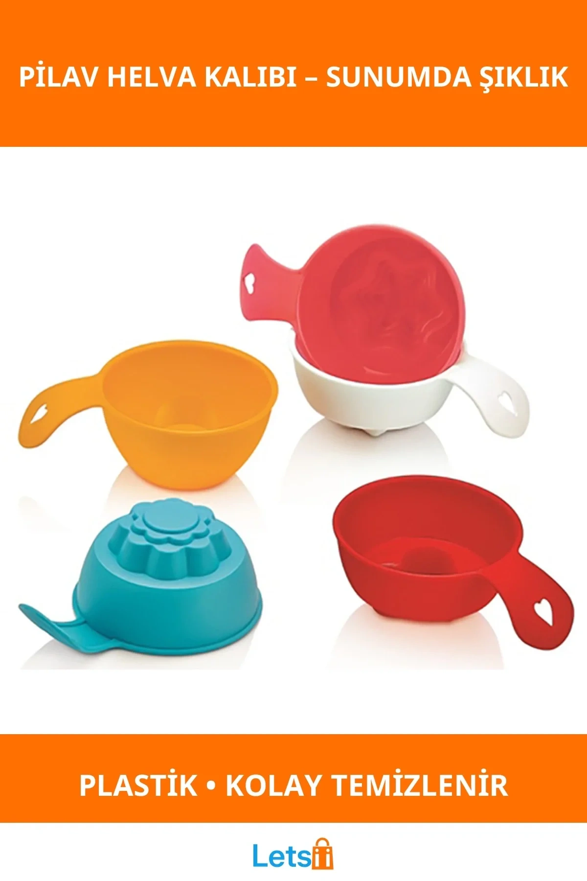Dayanıklı Sağlıklı Plastik Pilav ve Helva Kalıbı