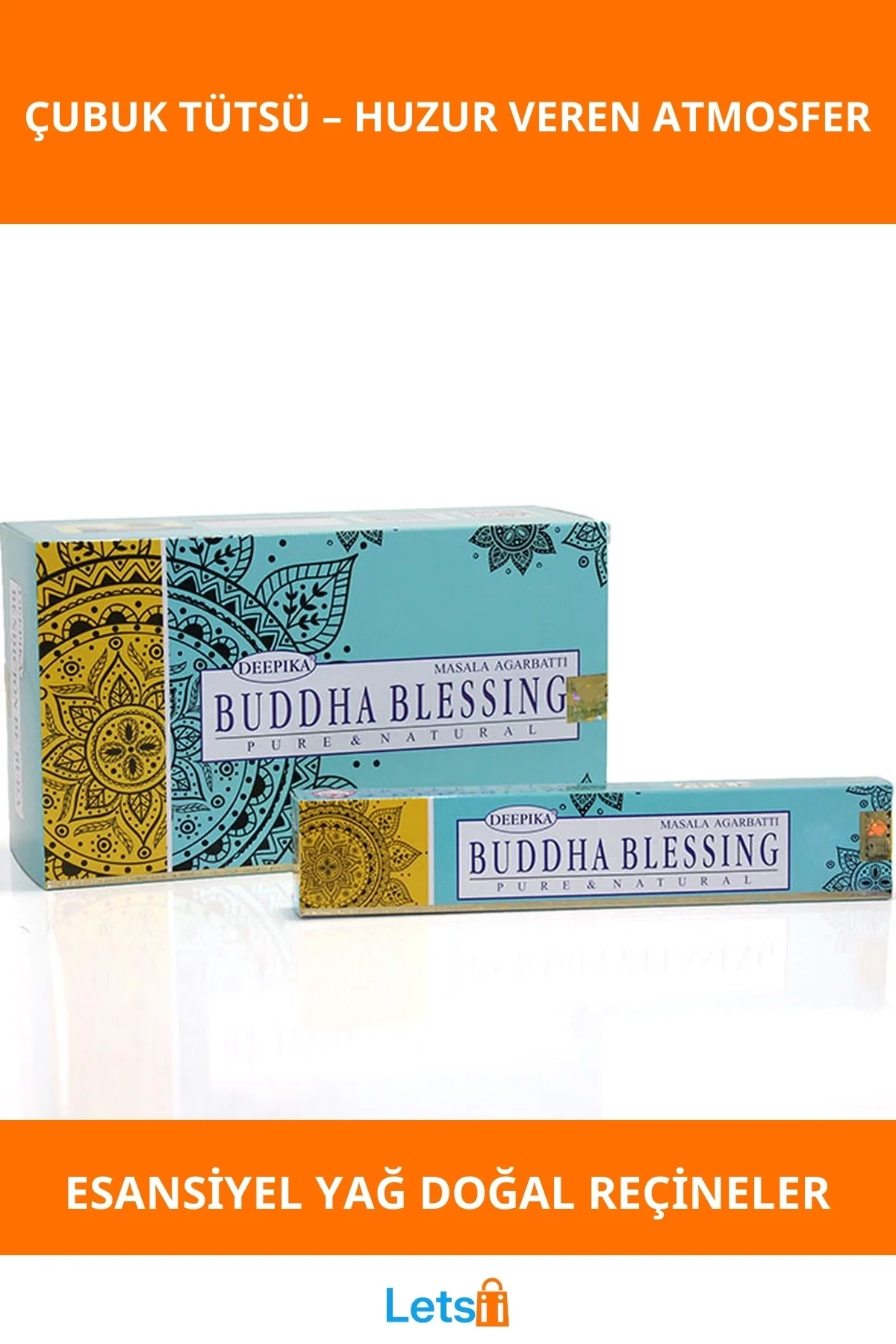 Deepika Buddha Blessing Aromalı Çubuk Tütsü Meditasyon ve Huzur İçin