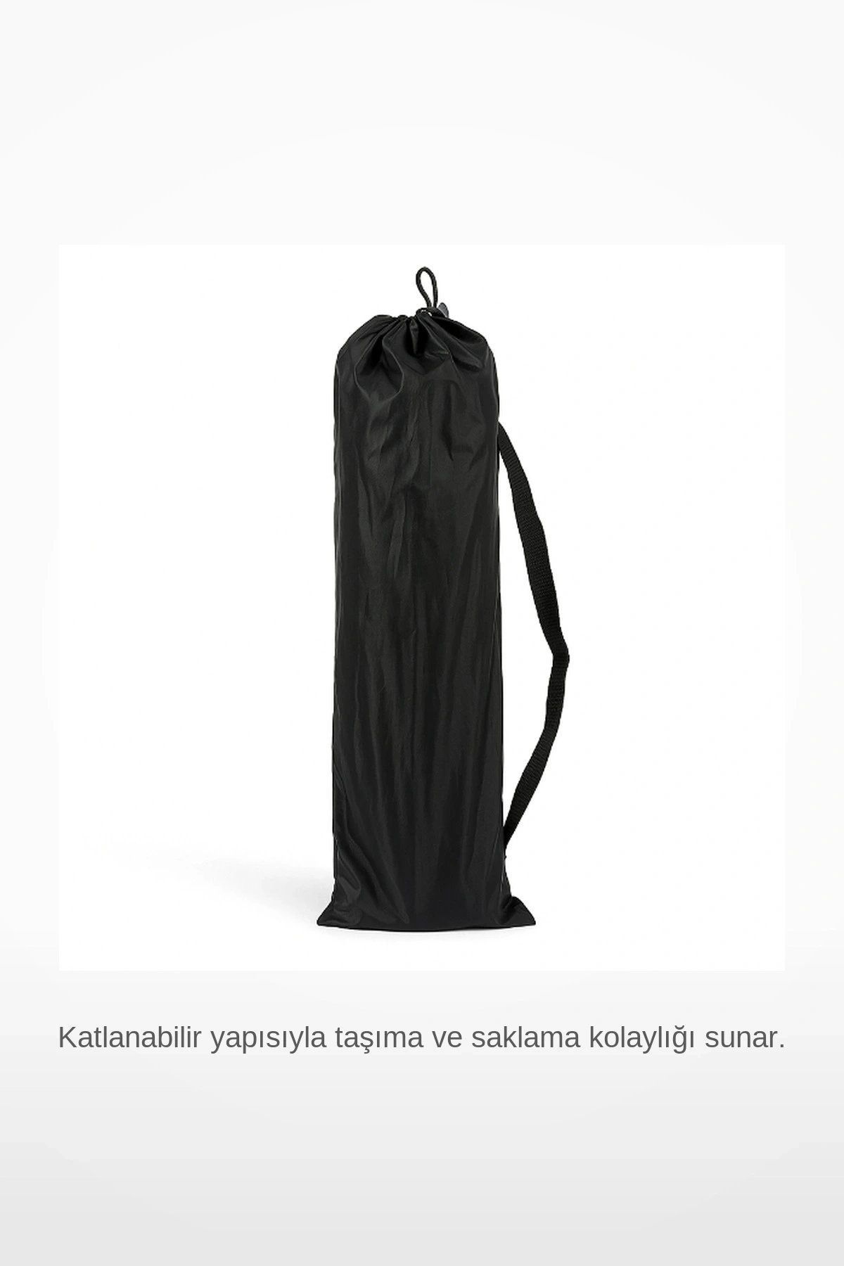 Deluxe Katlanabilir Taşıma Çantalı Cepli Nefes Alan Kumaş Kamp Balıkçı Sandalyesi