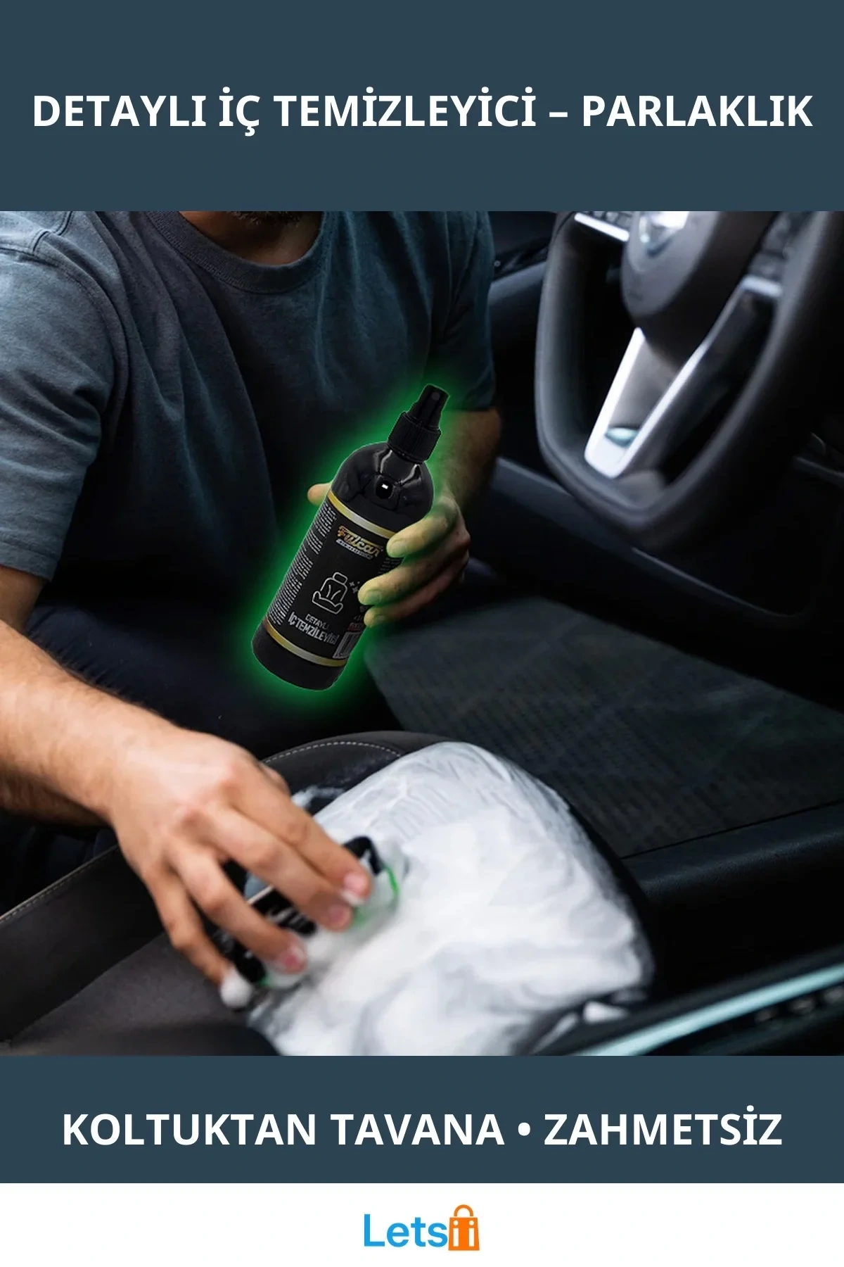 Derinlemesine Temizlik İçin Araç Detaylı İç Temizleyici