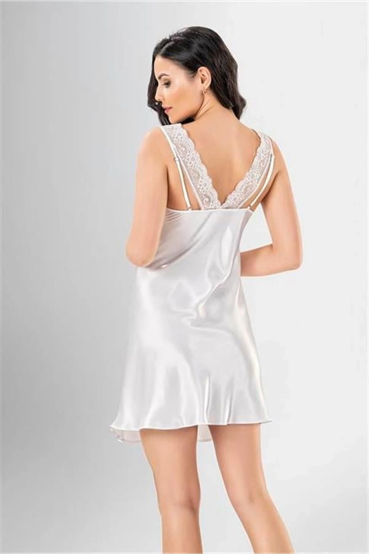 Desenli Kısa Sabahlık Ve Şort Takımı Standart Renk