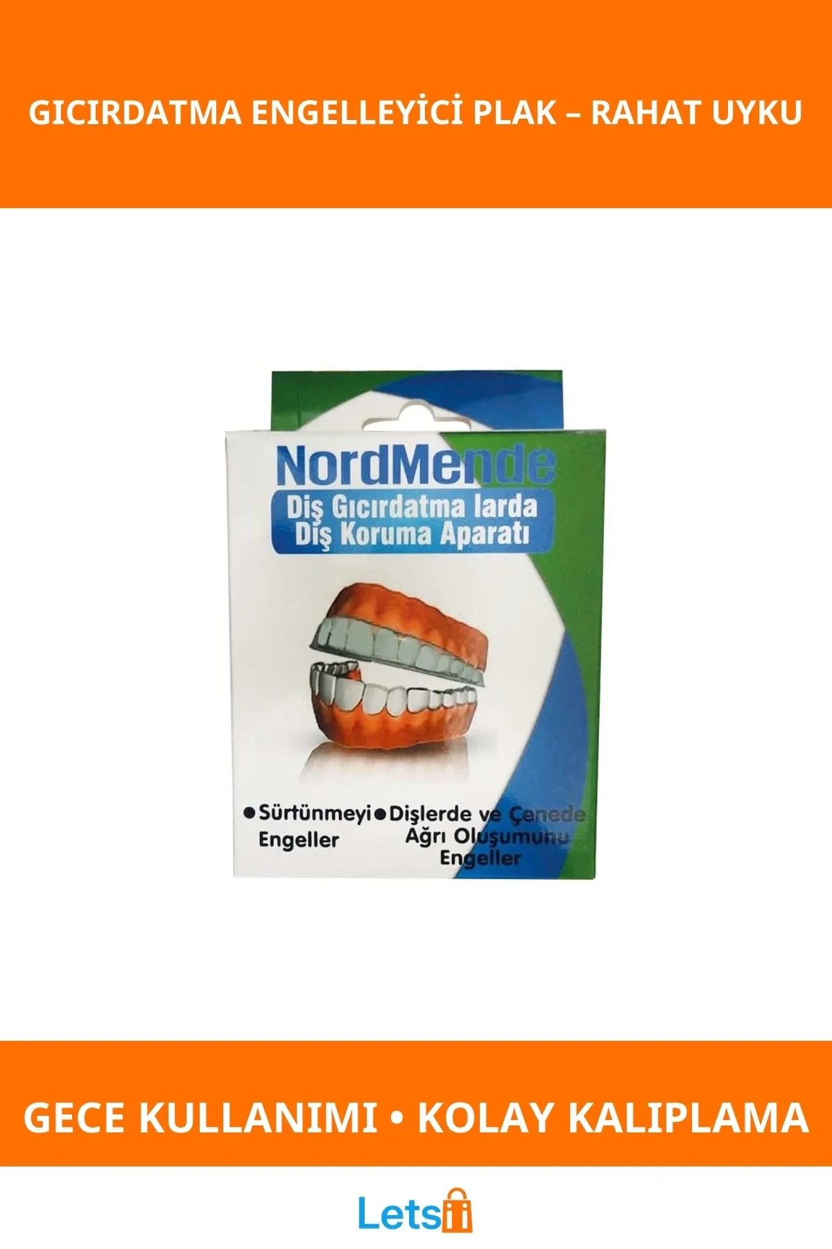 Diş Gıcırdatma Engelleyici Plak Gece Koruma Aparatı