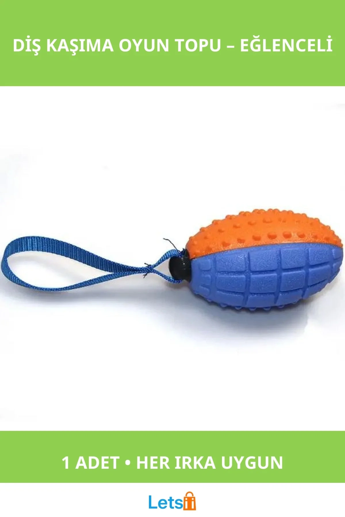 Diş Temizleyici Eğlenceli Köpek Diş Kaşıma Oyun Topu