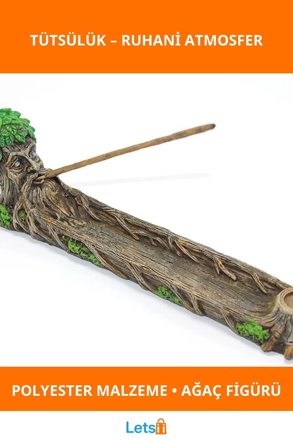 Doğa Temalı Mistik Polyester Tütsülük 1 Adet