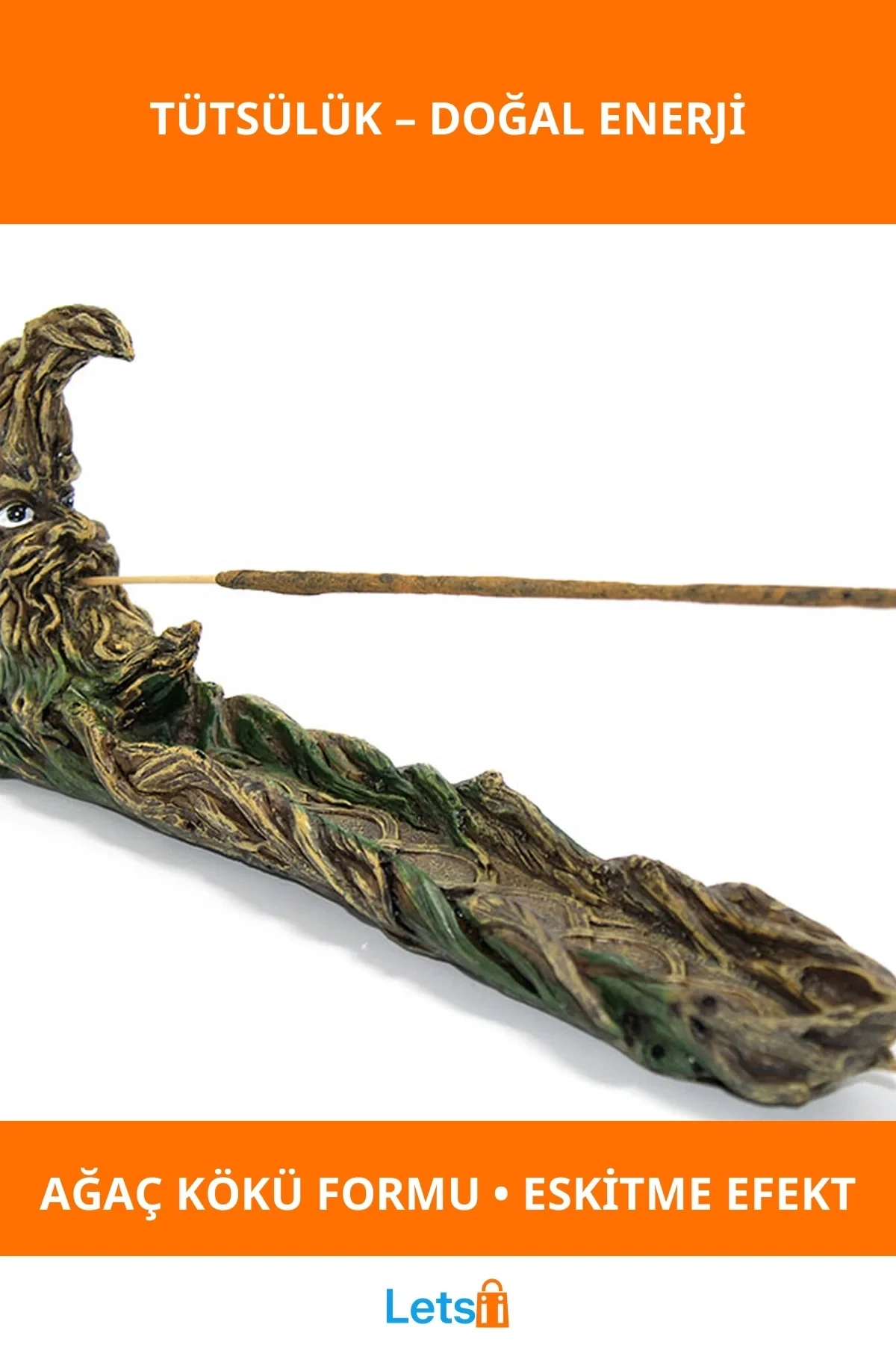 Doğal Tahta Görünümlü Dayanıklı Polyester Tütsülük 3